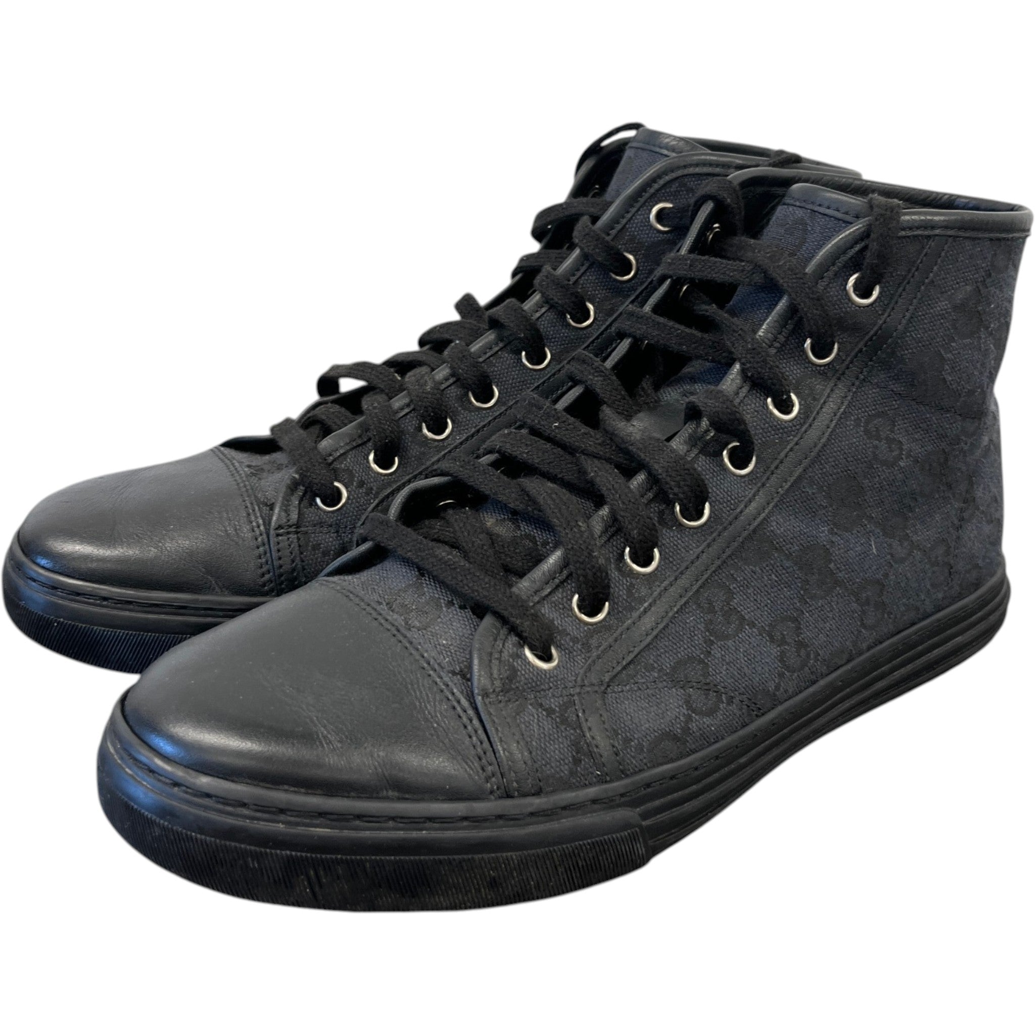 Men's Gg Supreme High Trainers Black Size EU 42 / UK 8