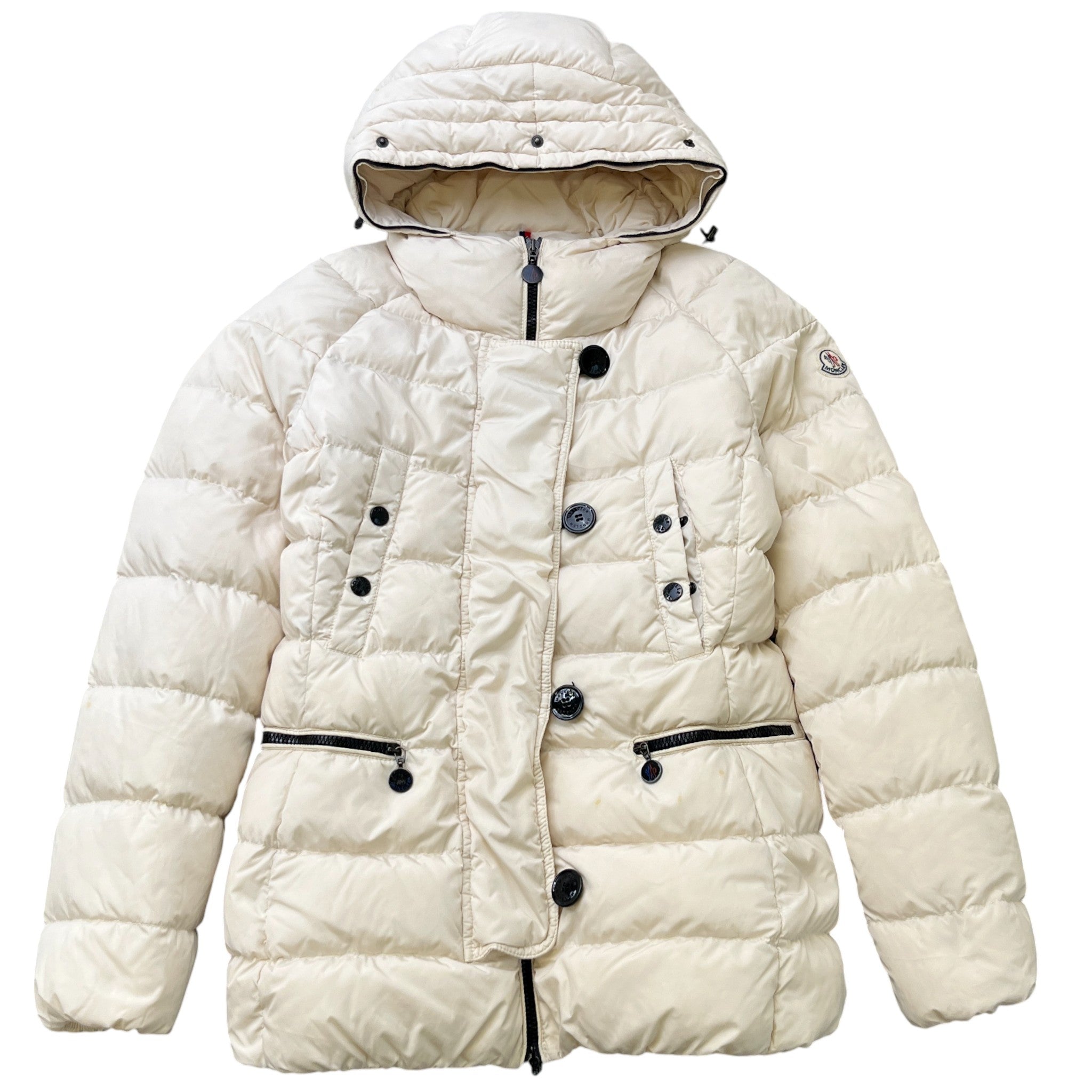 Women's Gene Down Jacket White Size 2 / UK 12