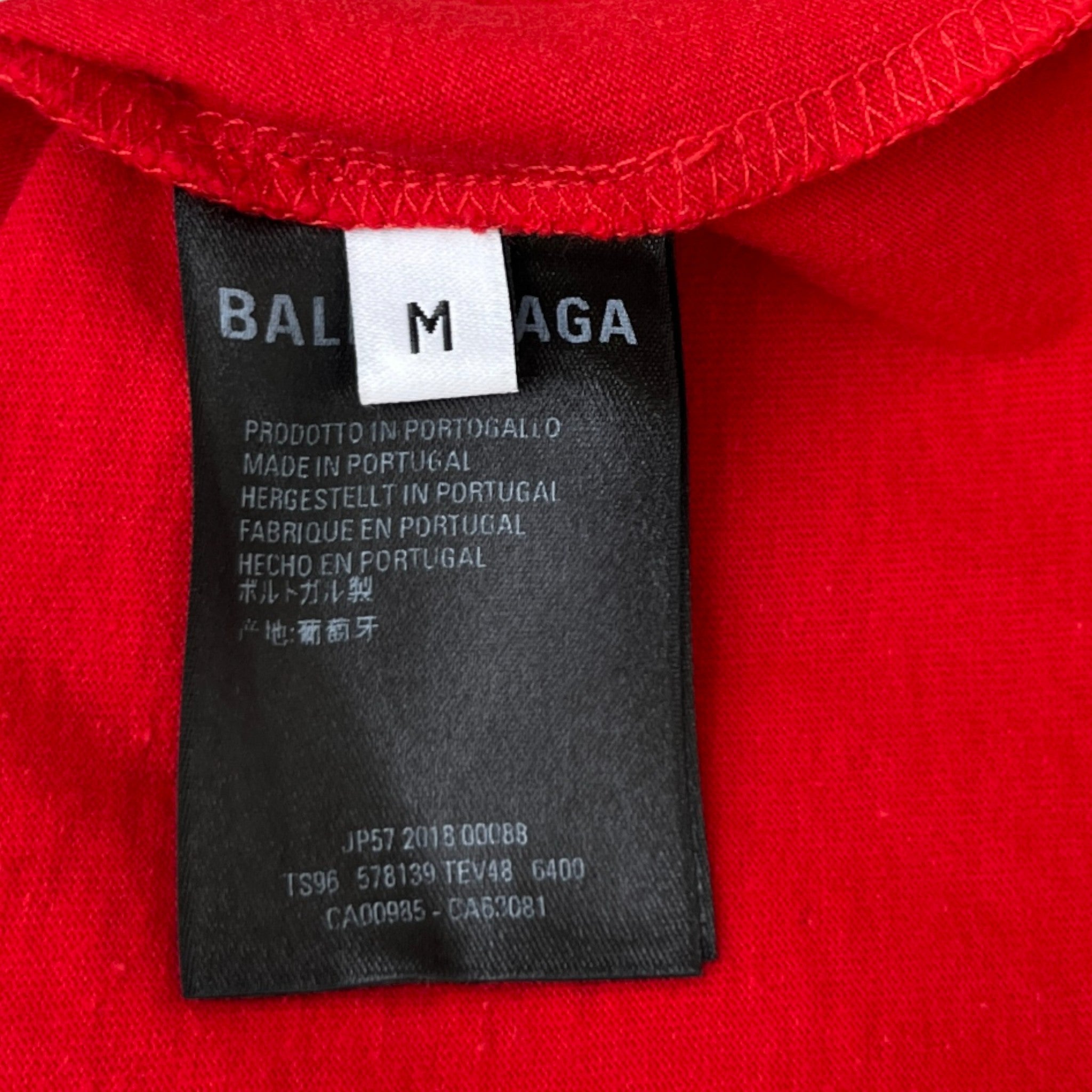 Men's Bb Mode Logo T-Shirt Red Size M