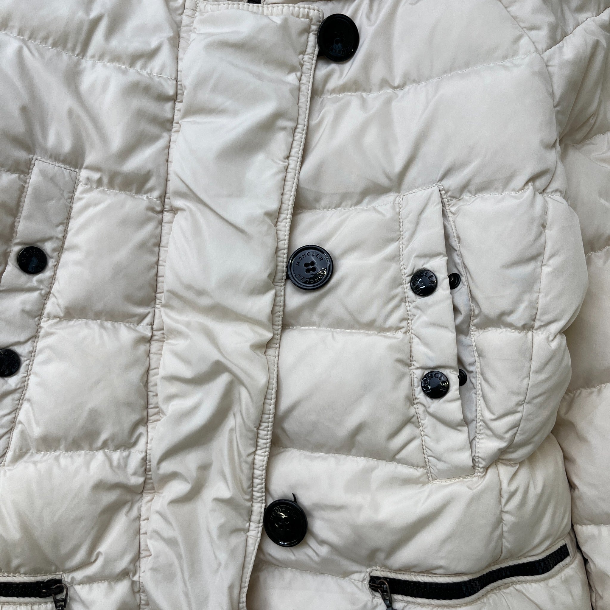 Women's Gene Down Jacket White Size 2 / UK 12