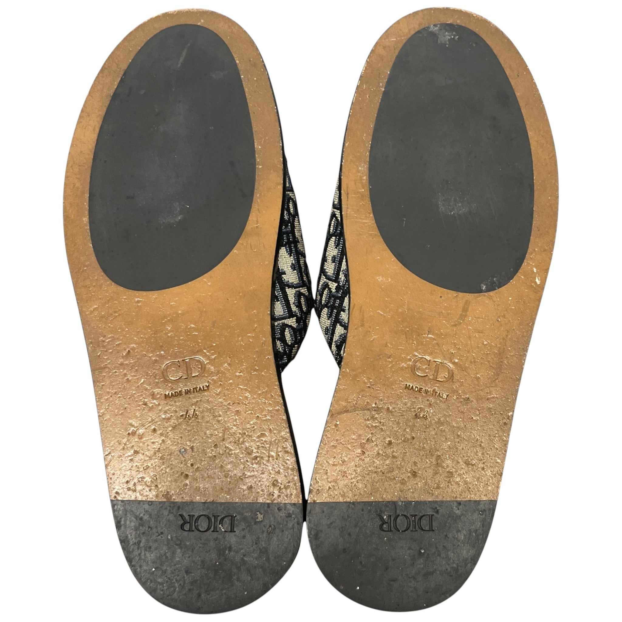 Men's Oblique Mules Black Size EU 44 / UK 10