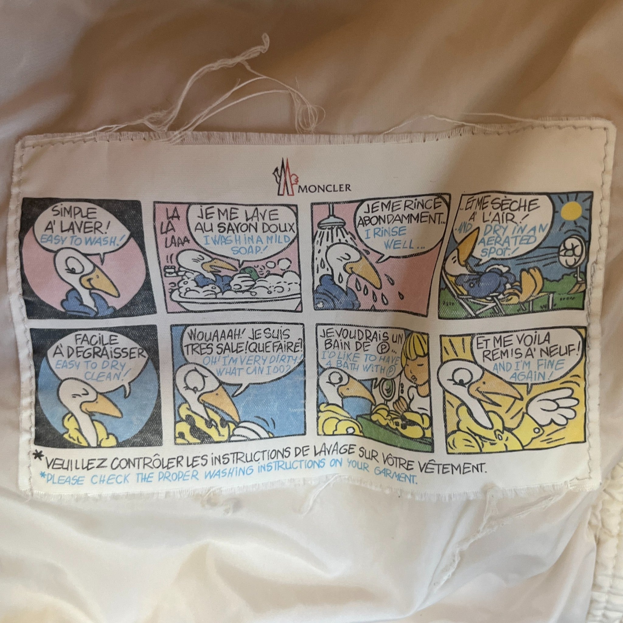 Women's Gene Down Jacket White Size 2 / UK 12