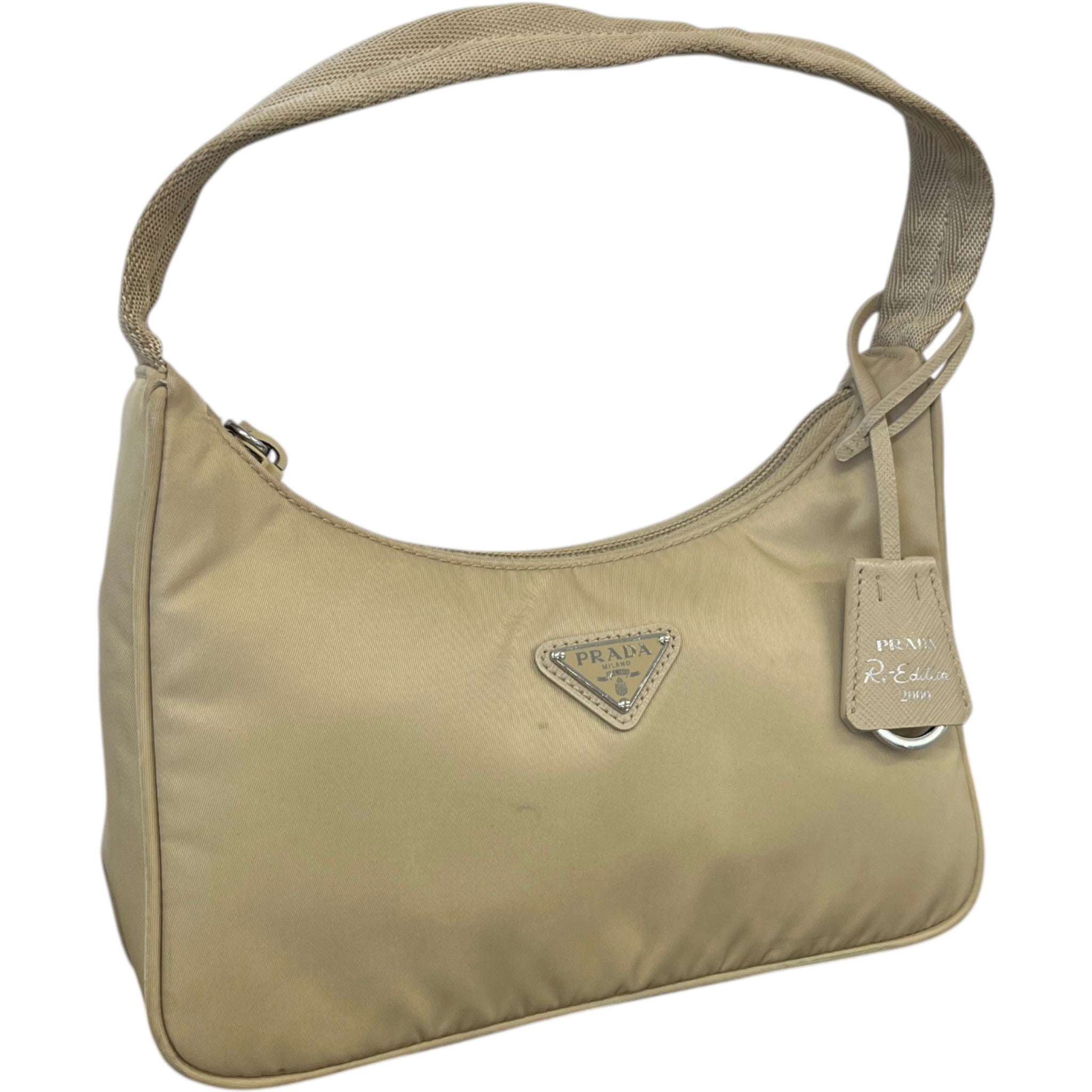Women's Re-Edition 2000 Re-Nylon Bag Beige