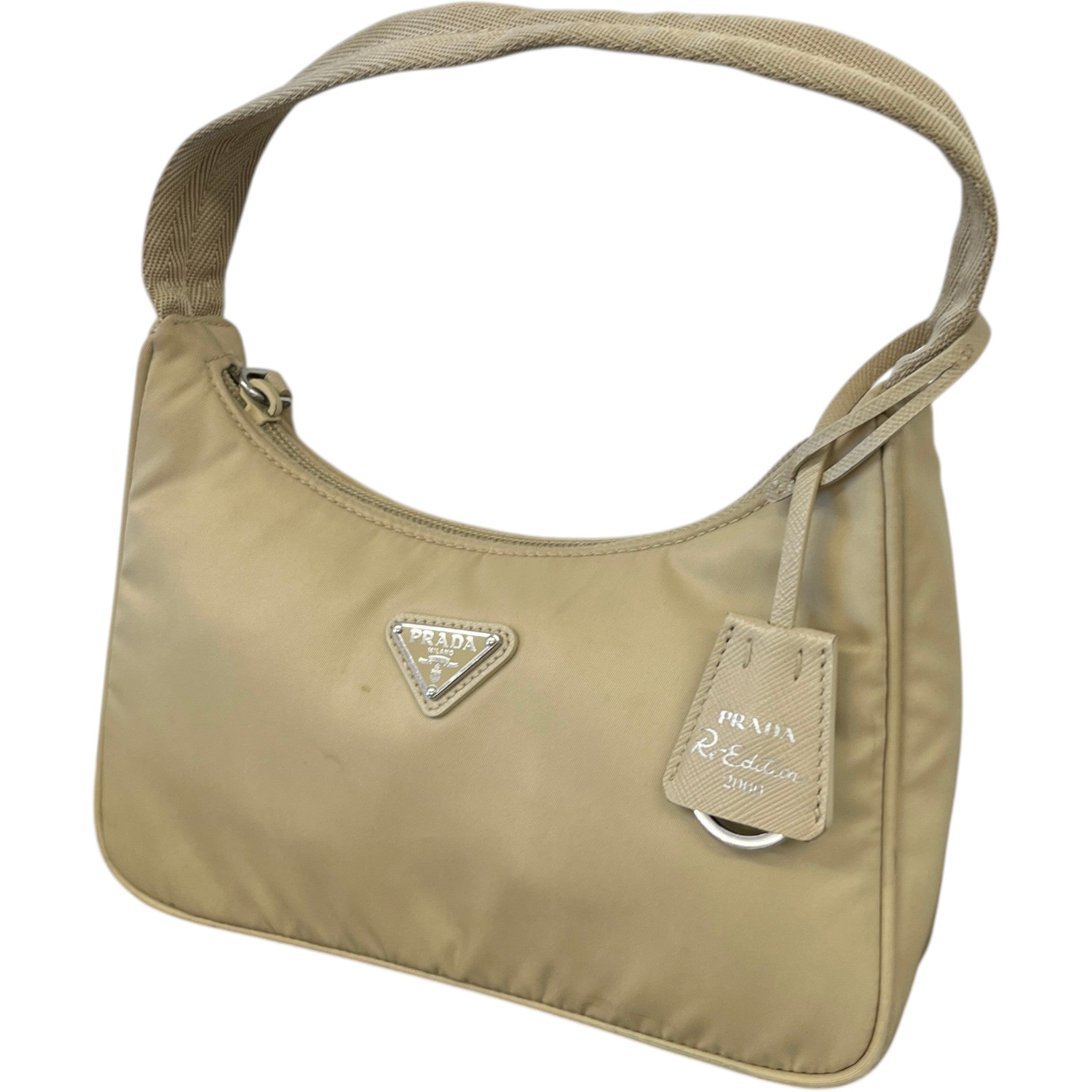 Women's Re-Edition 2000 Re-Nylon Bag Beige
