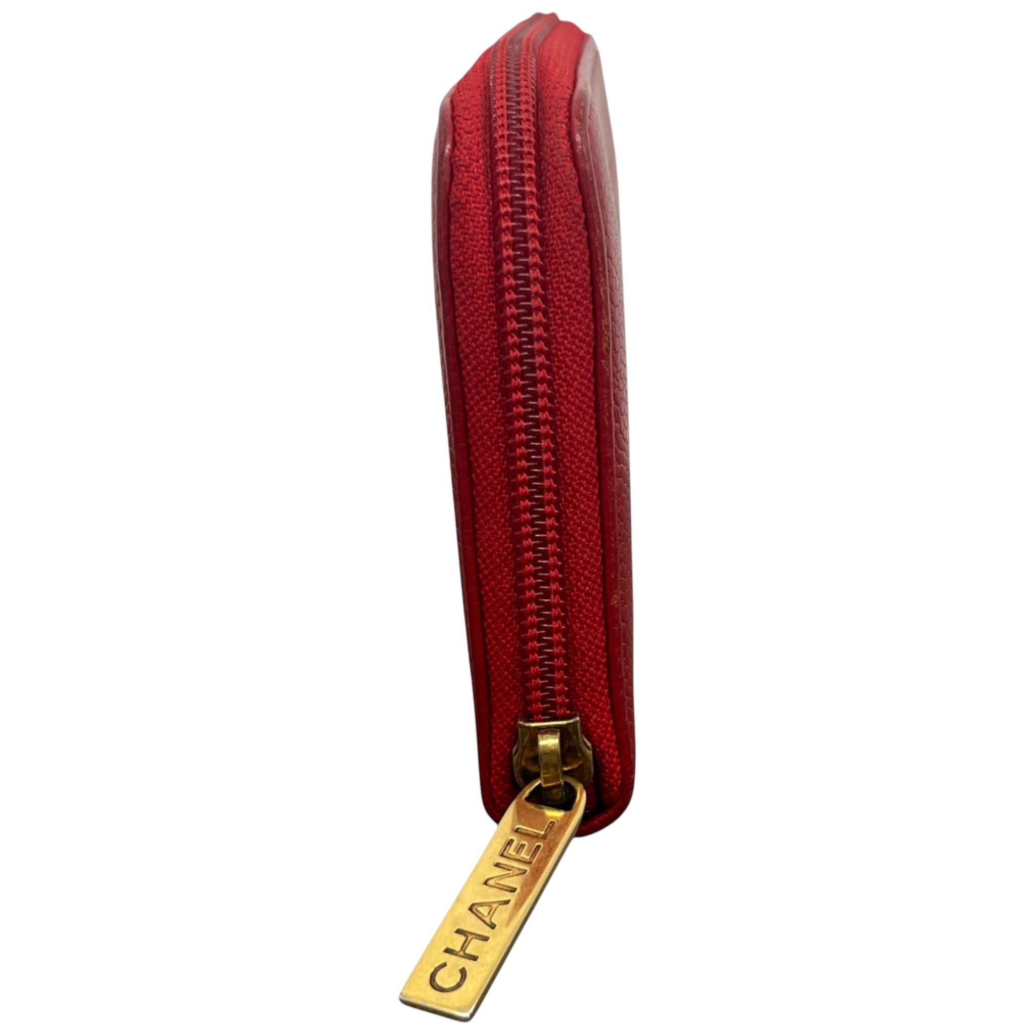 Women's Timeless Cc Zip Around Wallet Red