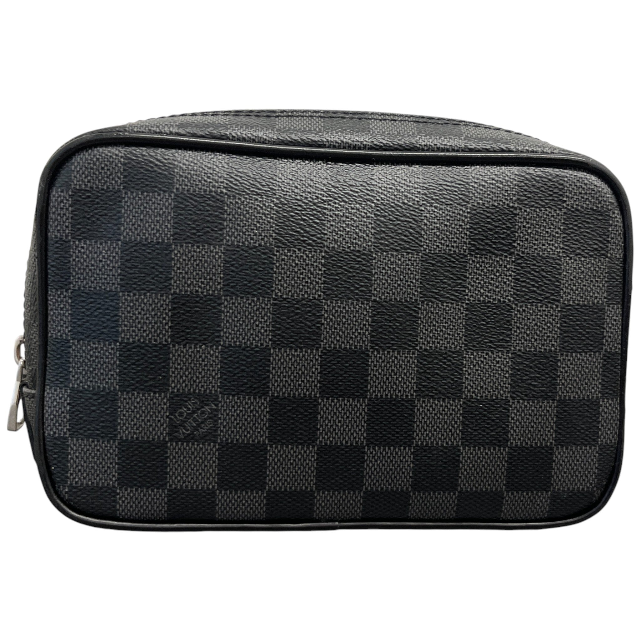 Men's Damier Graphite Pm Toiletry Bag Grey