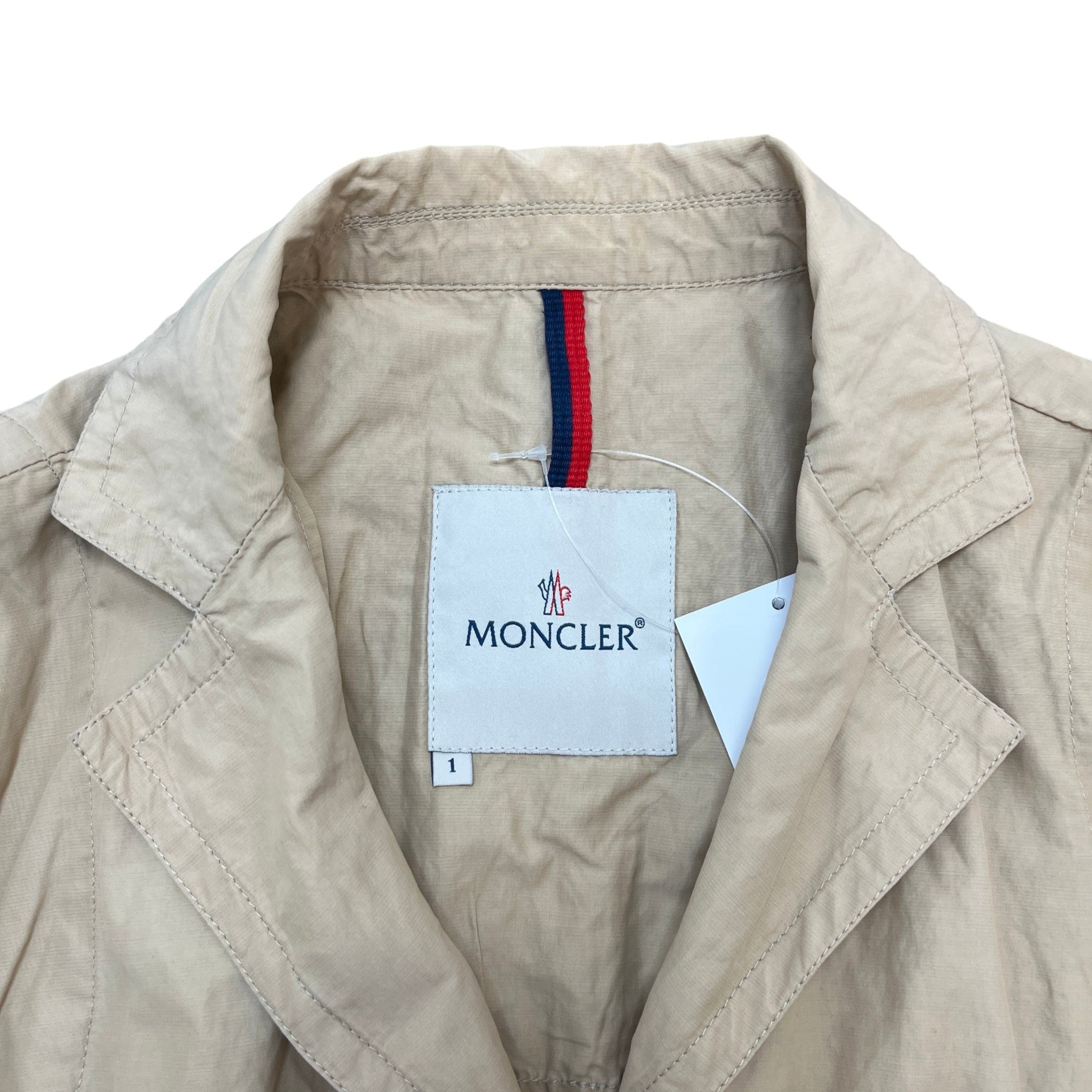 Women's Multi-Pocket Blazer Jacket Beige Size 1 / UK 10