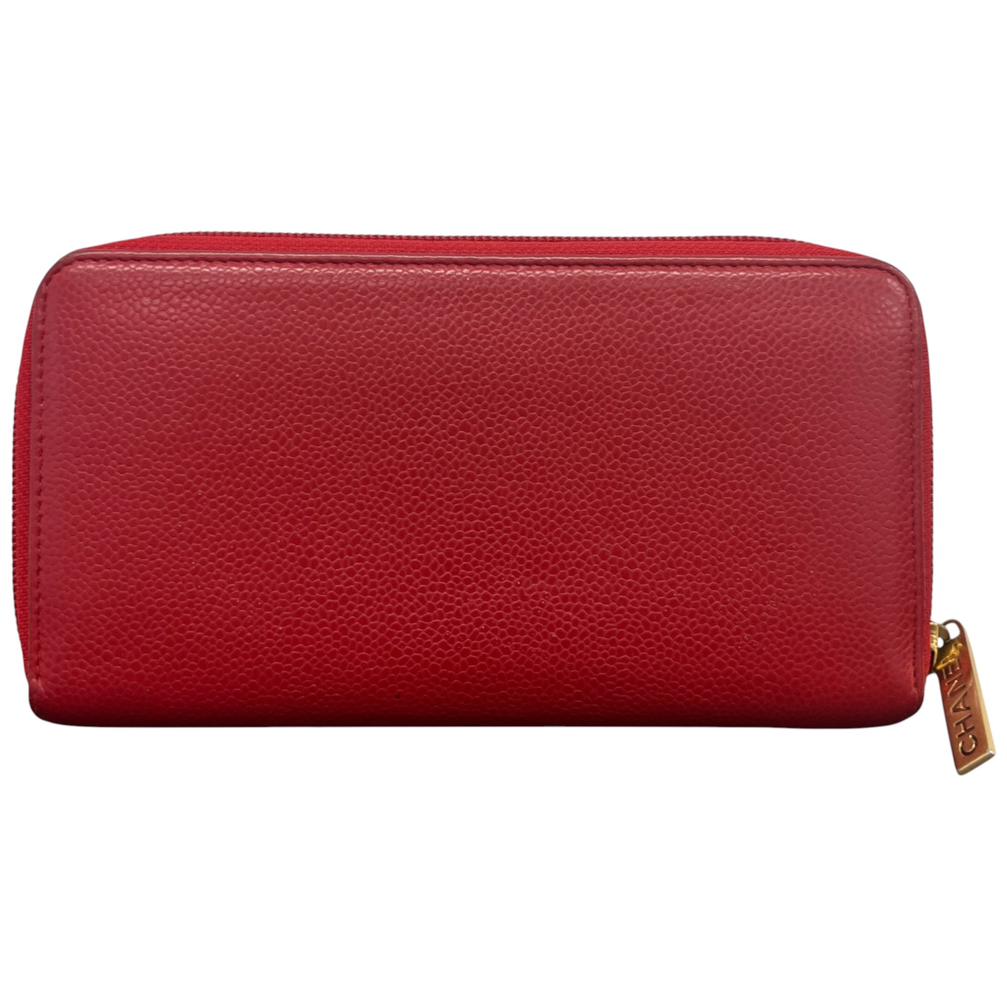 Women's Timeless Cc Zip Around Wallet Red