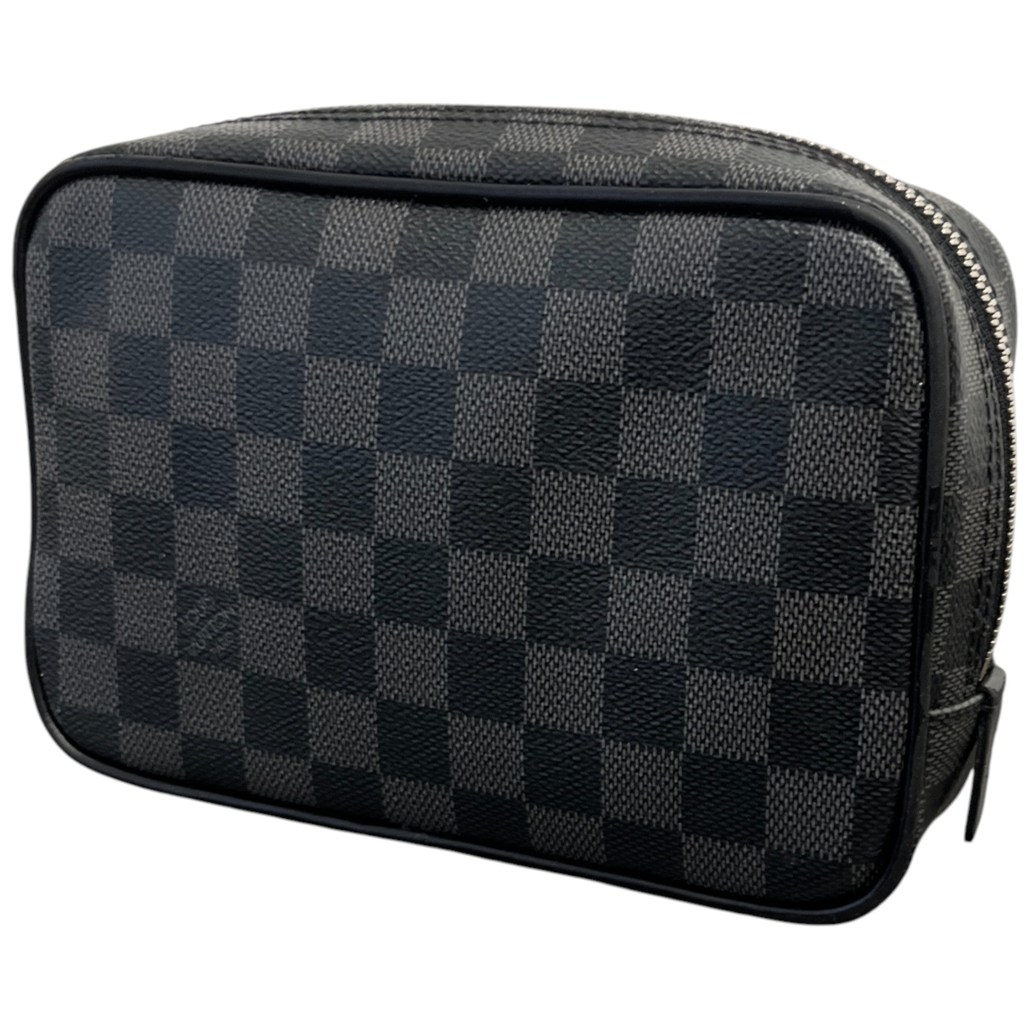 Men's Damier Graphite Pm Toiletry Bag Grey
