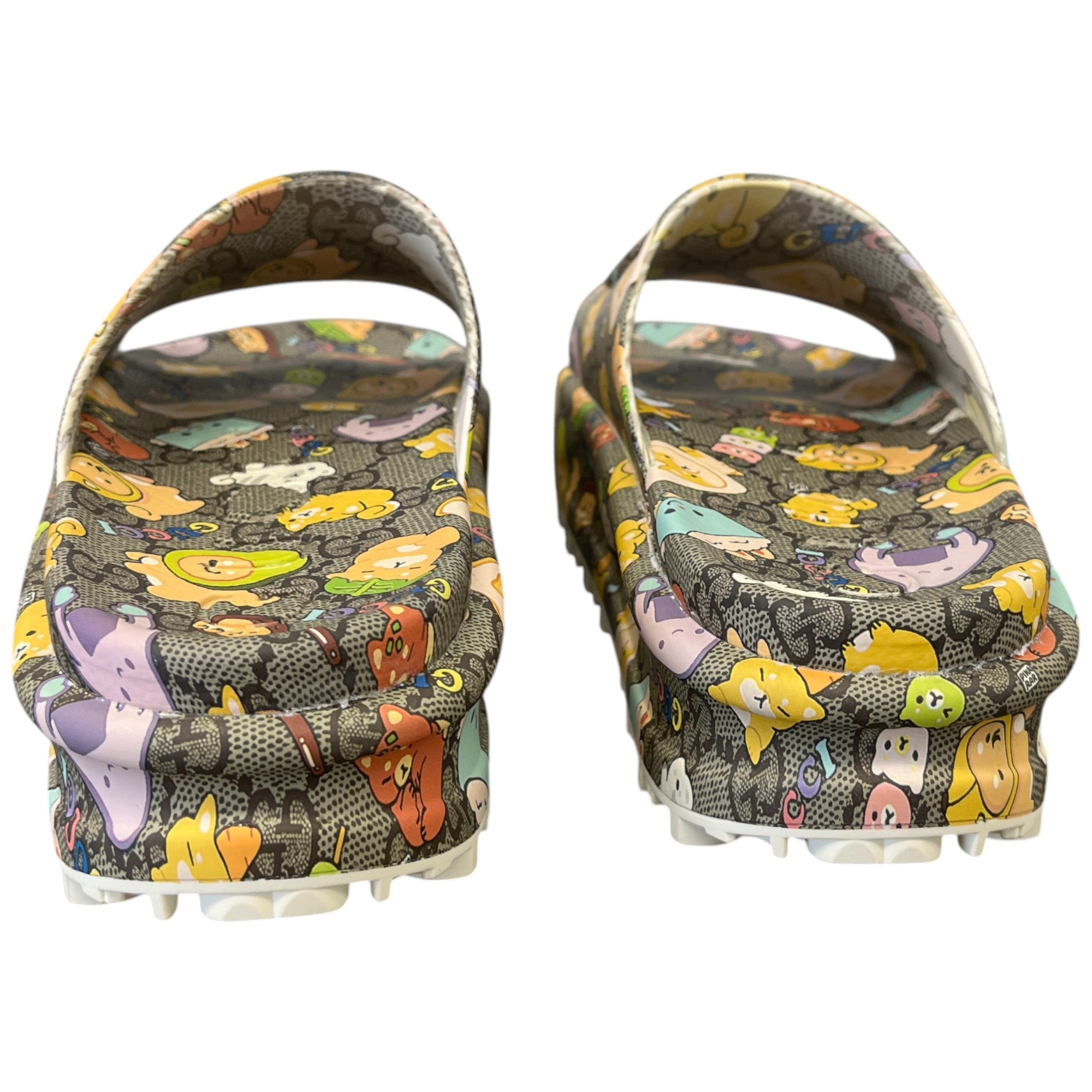 Women's Gg Supreme X Pikarar Kawaii Slides Brown Size EU 38 / UK 5