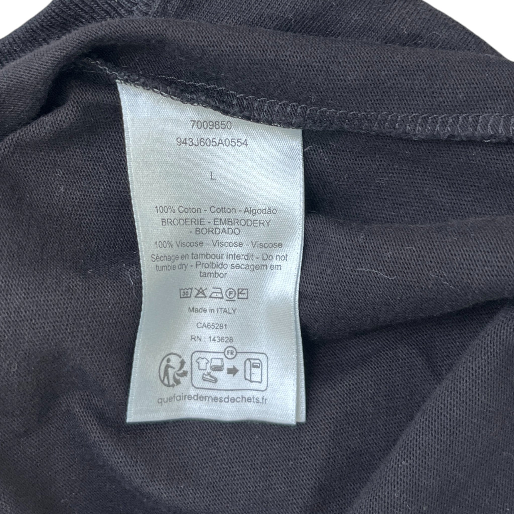 Men's Cd Icon T-Shirt Black Size L