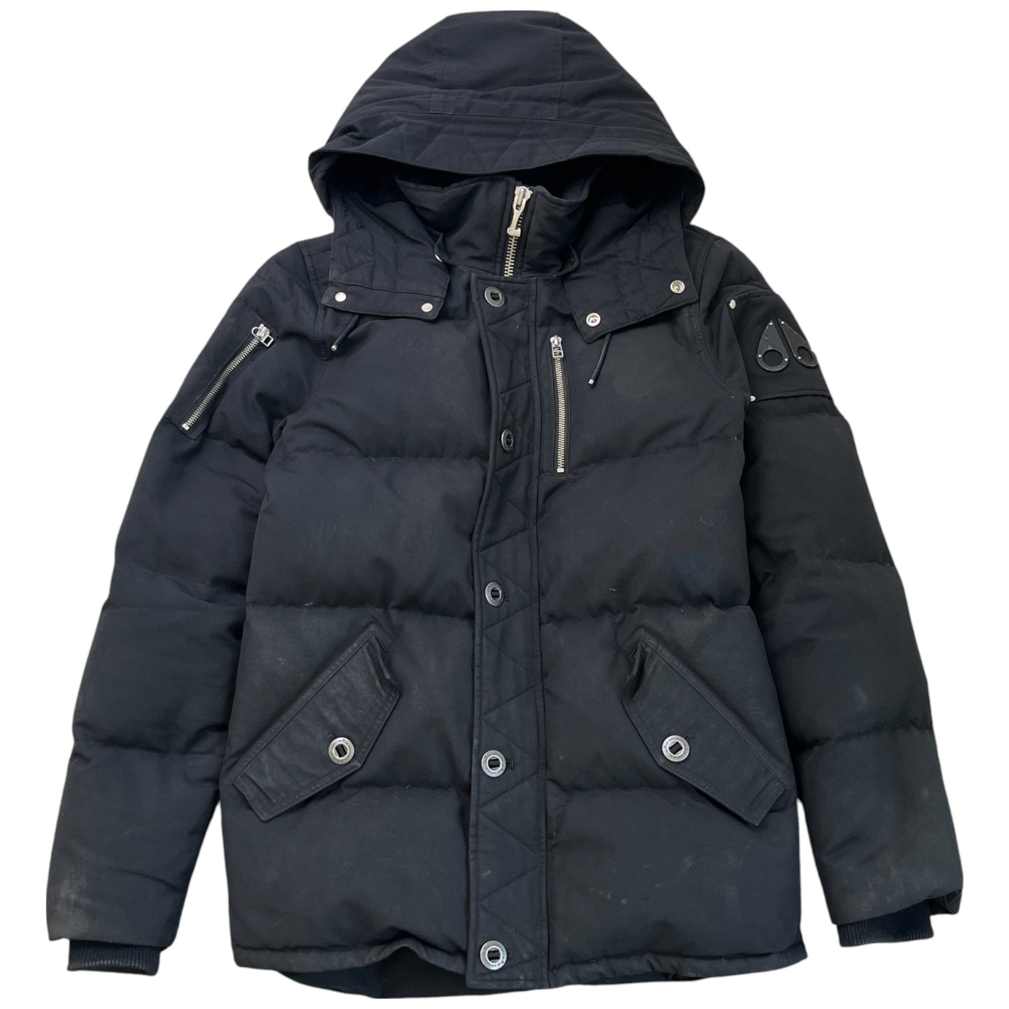 Men's Everest 3Q Quilted Shell Down Jacket Black Size L