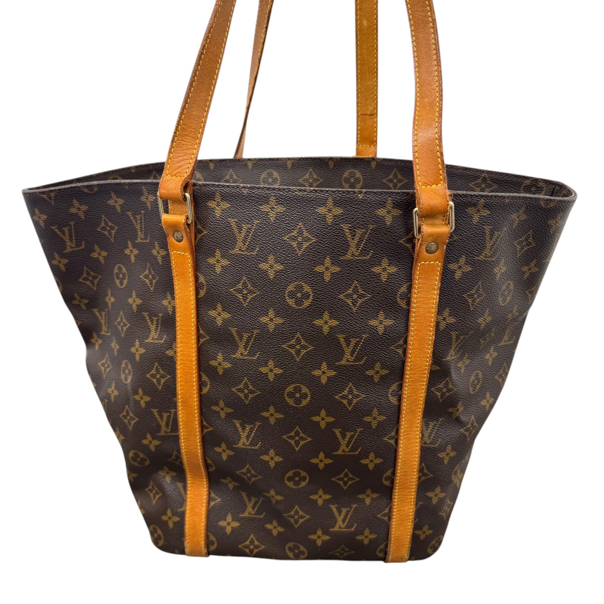 Women's Monogram Sac Shopping Bag Brown