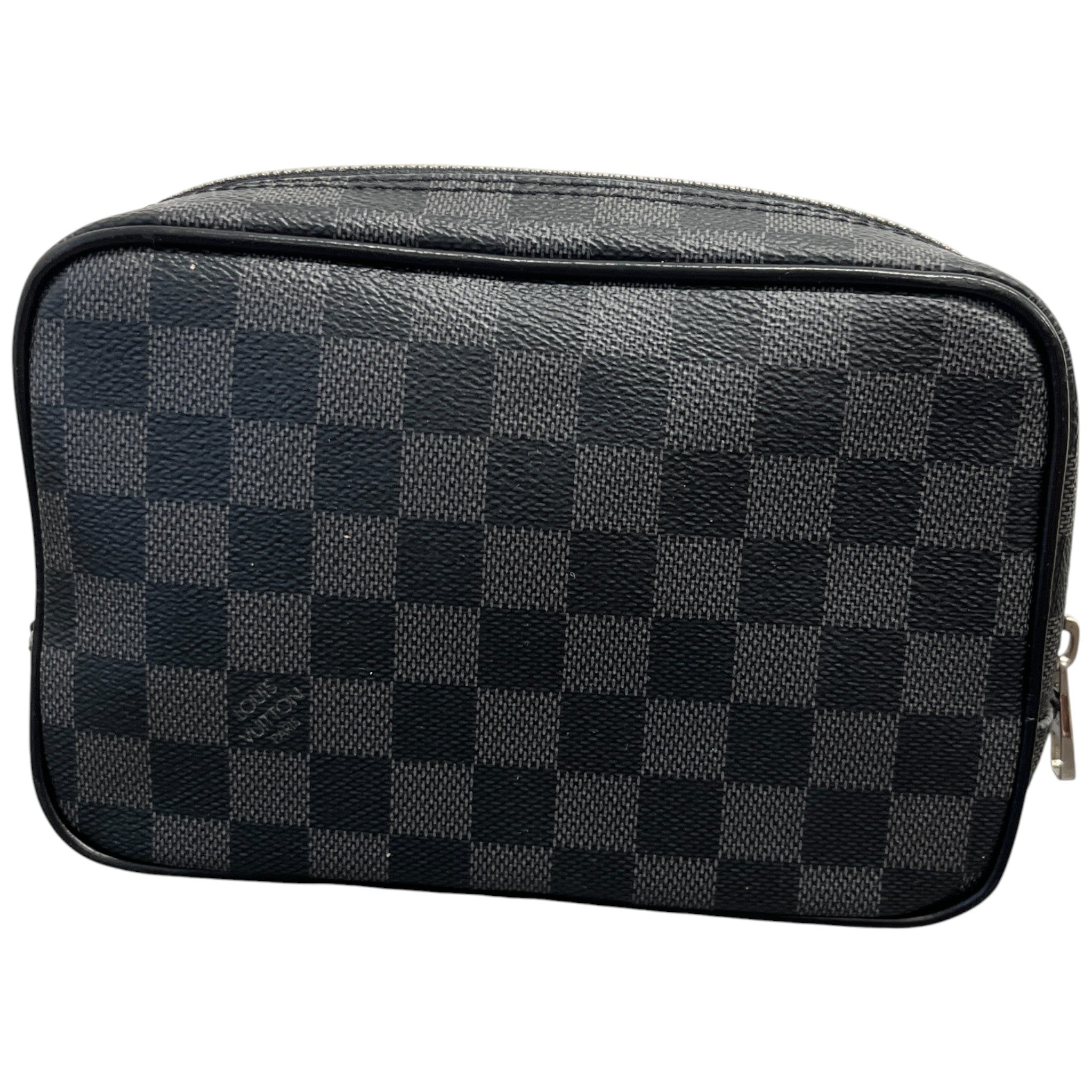 Men's Damier Graphite Pm Toiletry Bag Grey