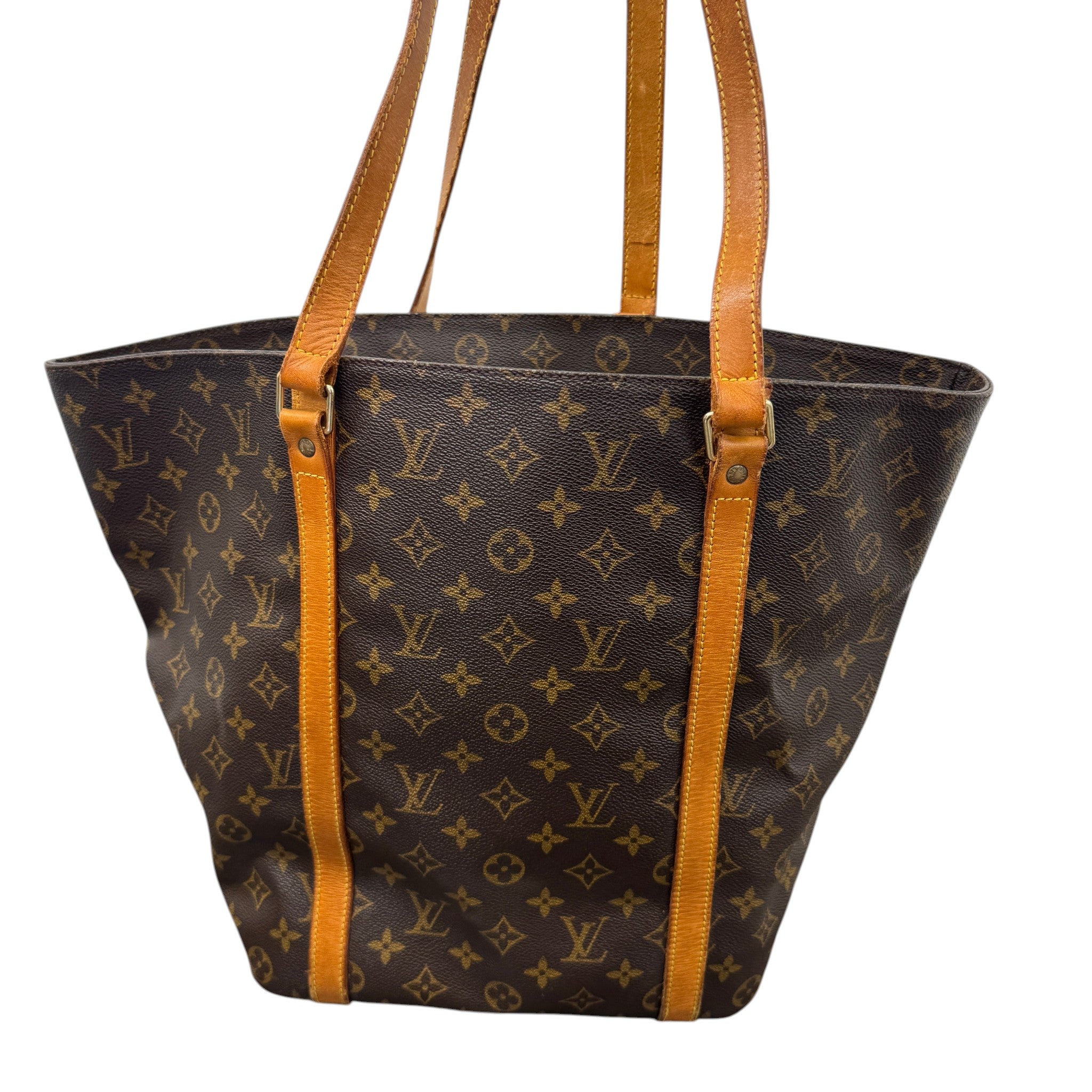 Women's Monogram Sac Shopping Bag Brown