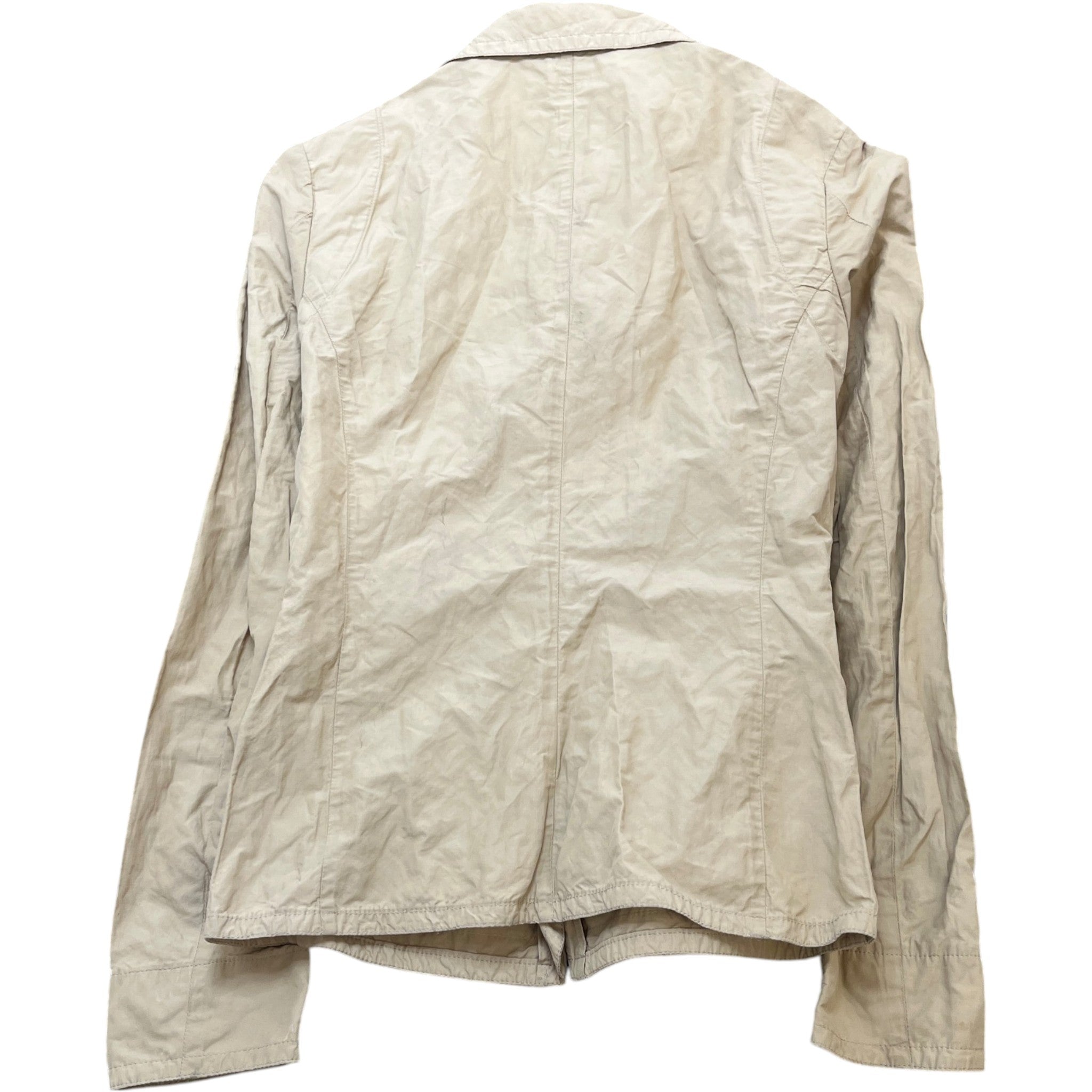 Women's Multi-Pocket Blazer Jacket Beige Size 1 / UK 10