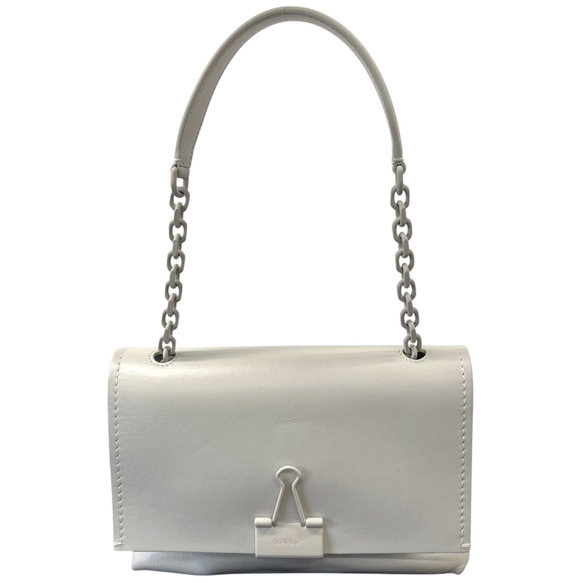 Women's Binder Clip Handbag White