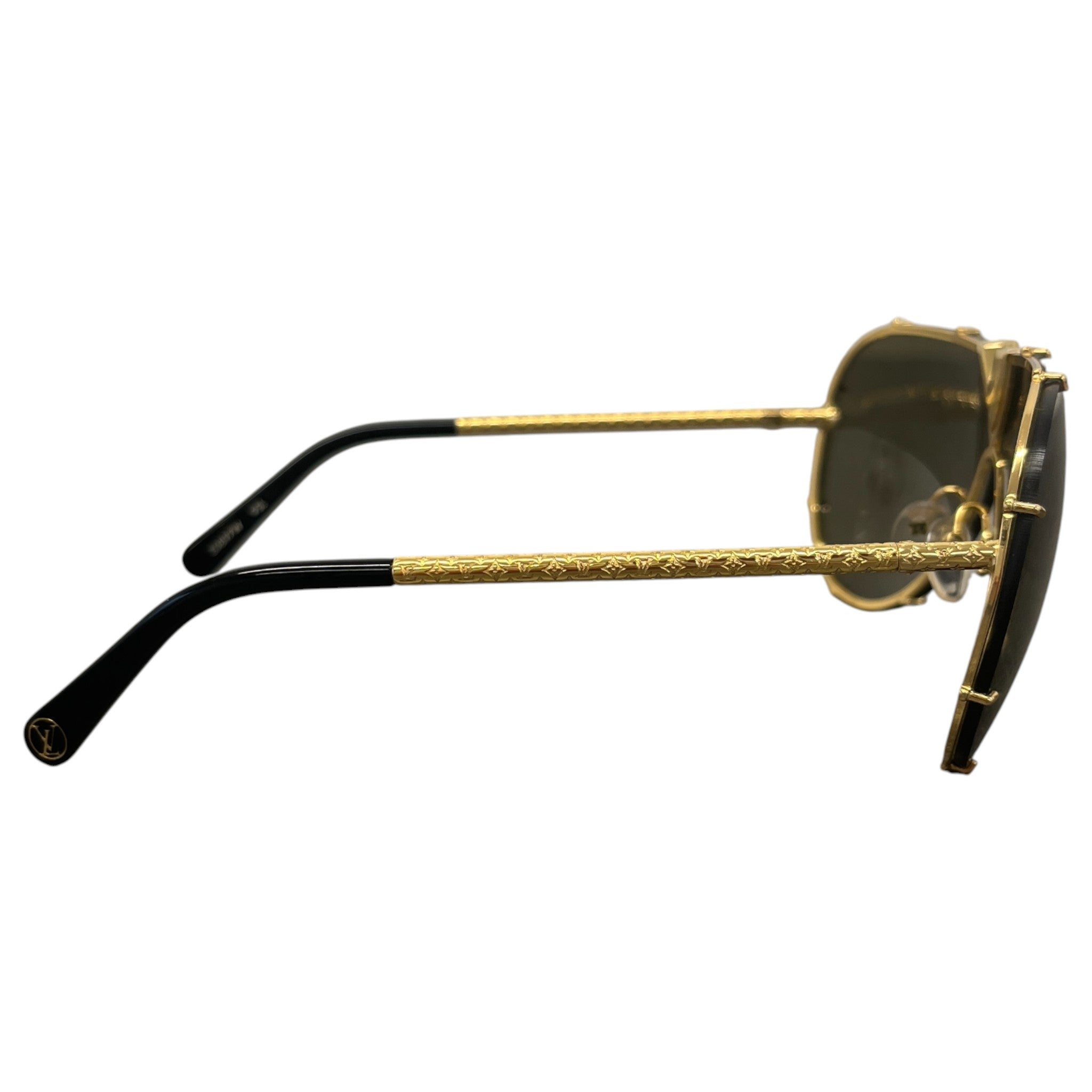 Men's Lv Drive Sunglasses Gold
