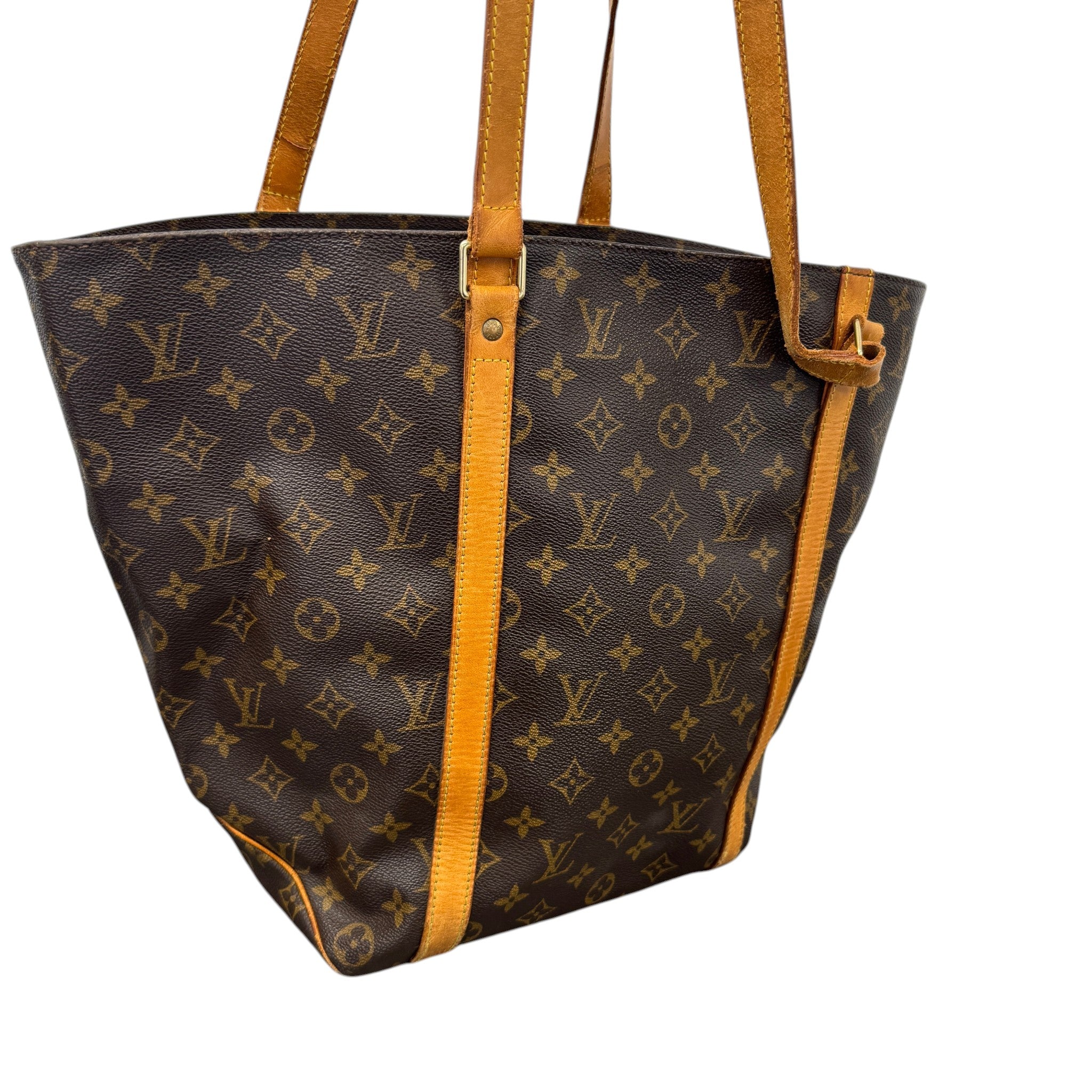 Women's Monogram Sac Shopping Bag Brown