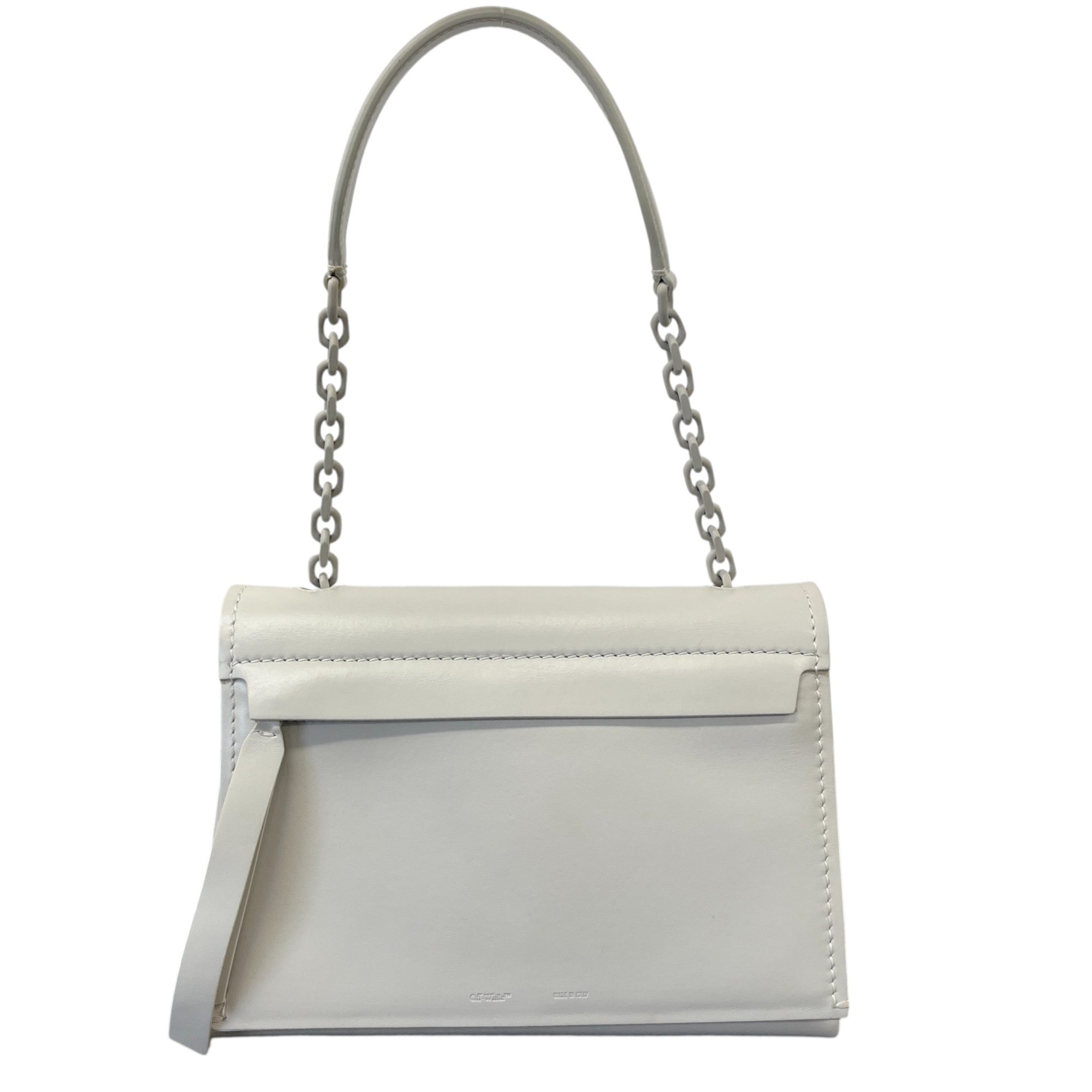 Women's Binder Clip Handbag White