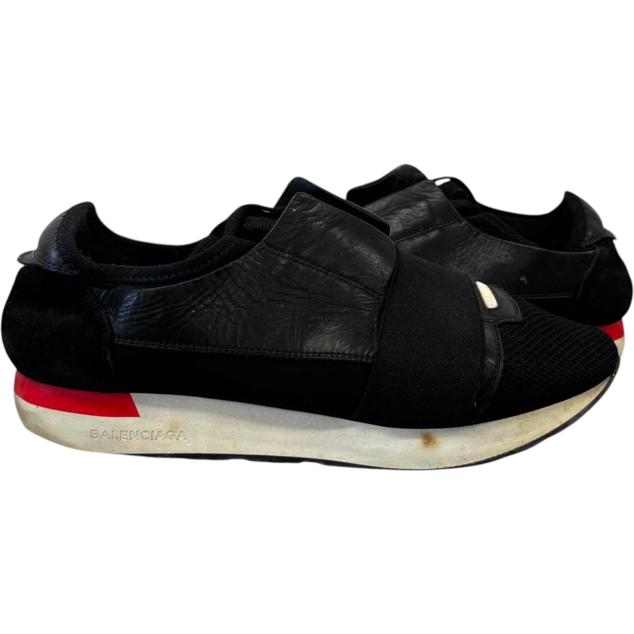 Men's Race Runner Low Trainers Black Size EU 41 / UK 7