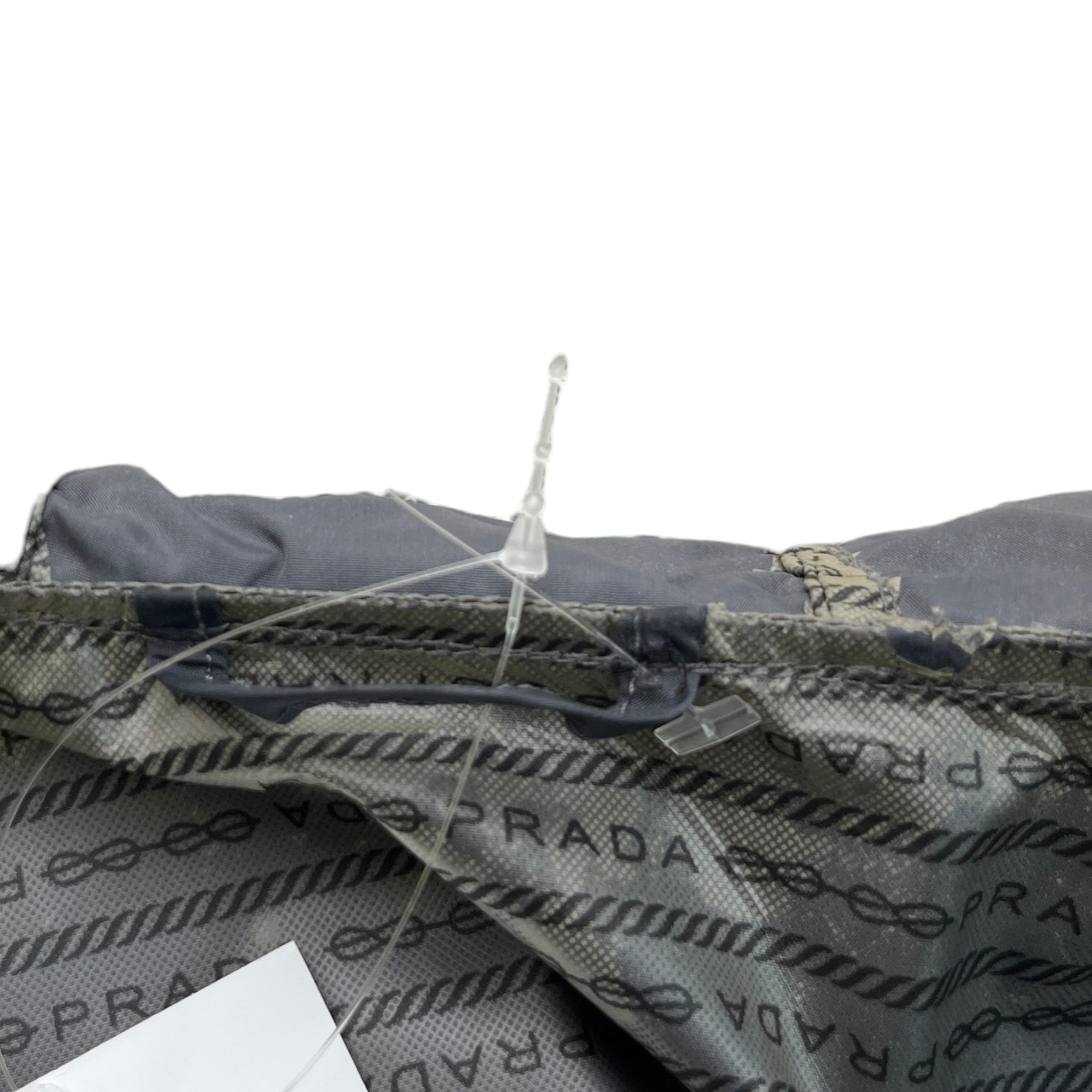 Men's Plaque Logo Windbreaker Grey Size S