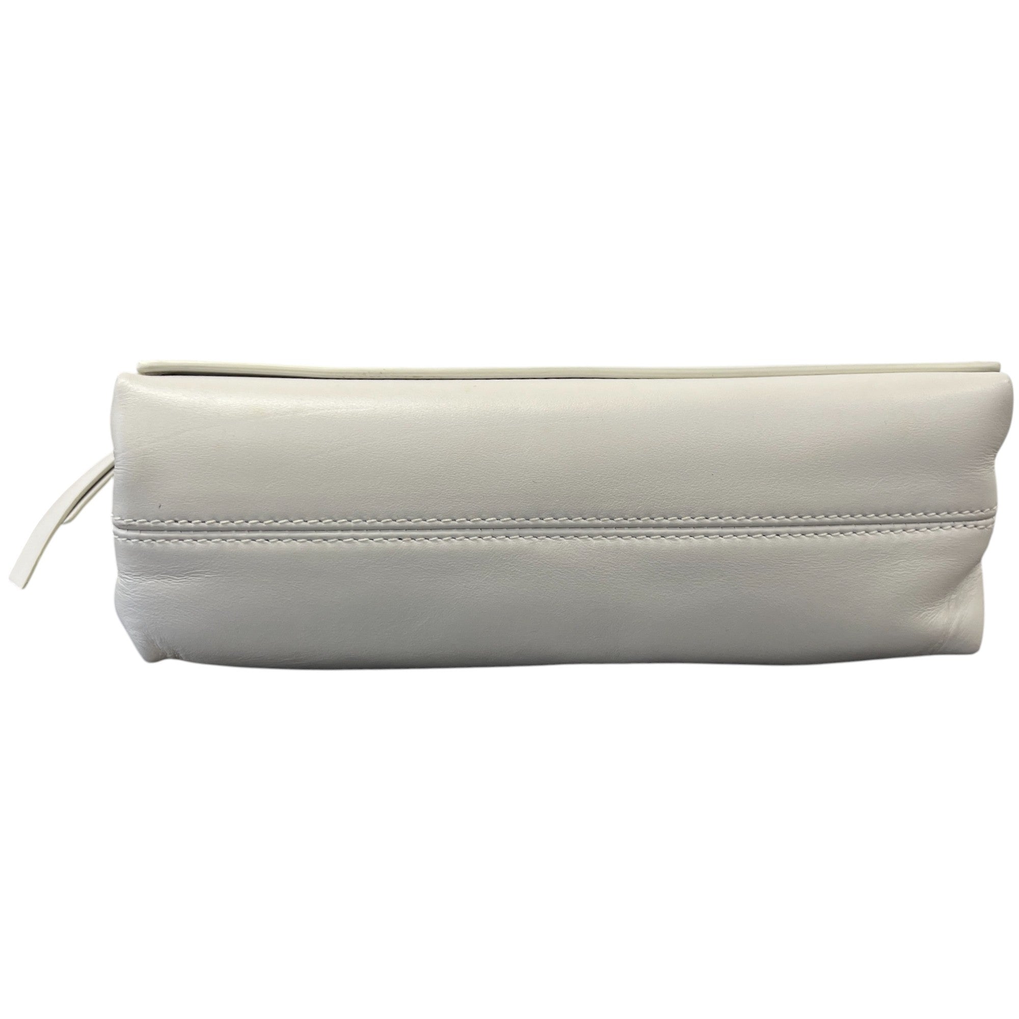 Women's Binder Clip Handbag White