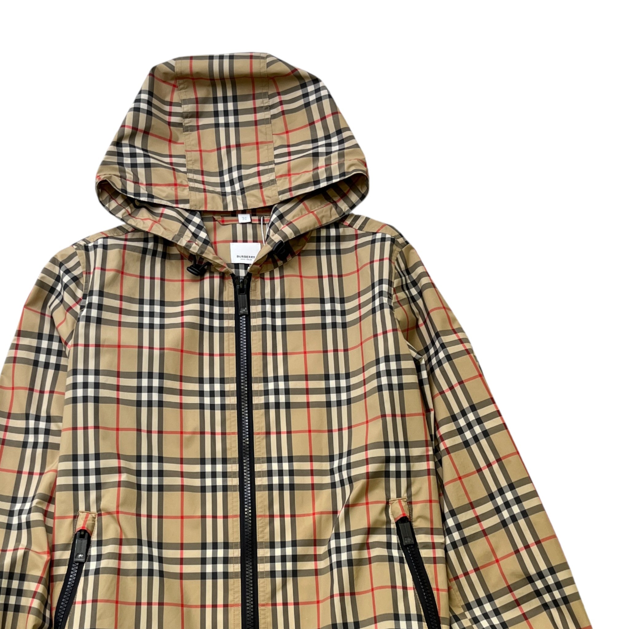 Women's Checkered Jacket Beige Size 1 / UK 10