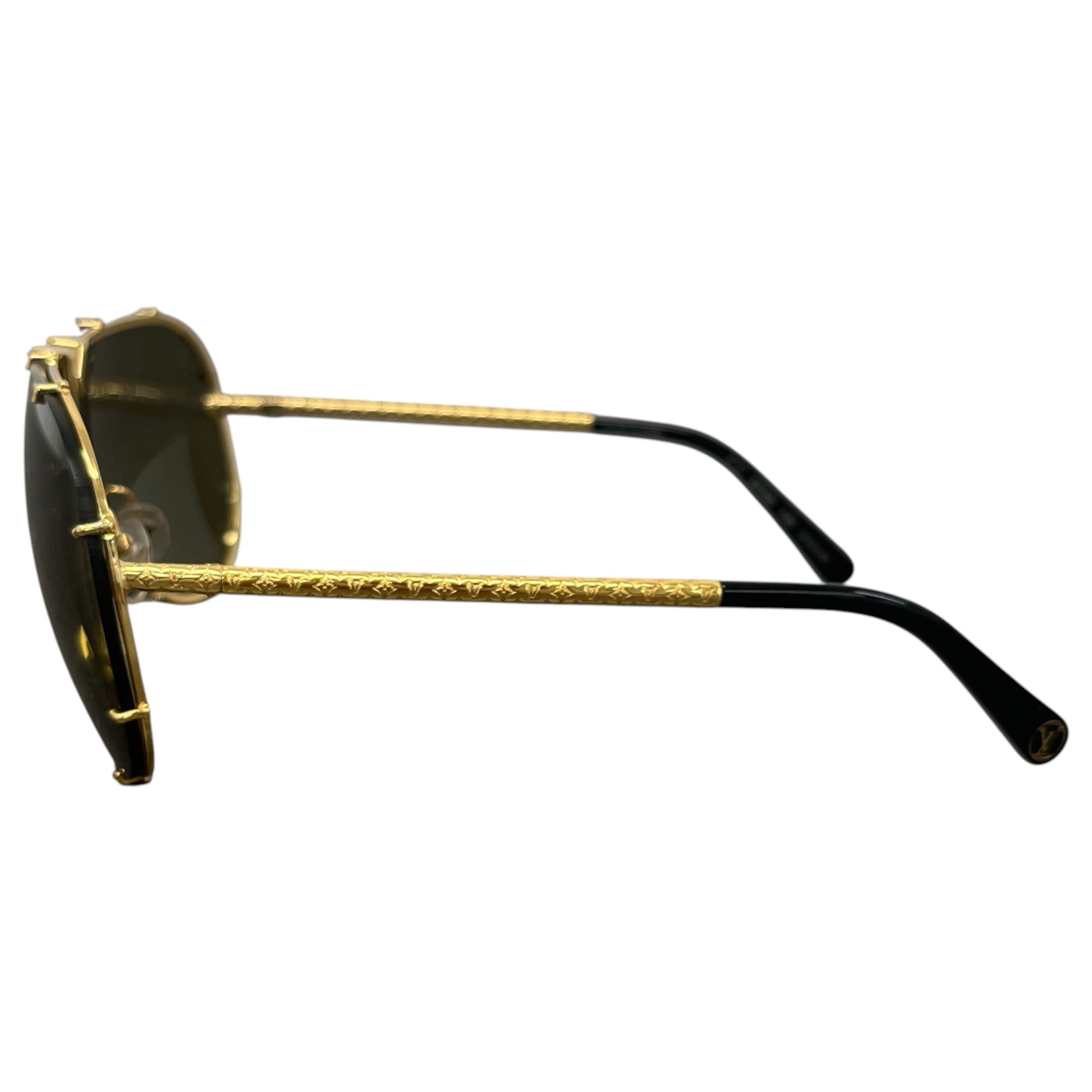 Men's Lv Drive Sunglasses Gold