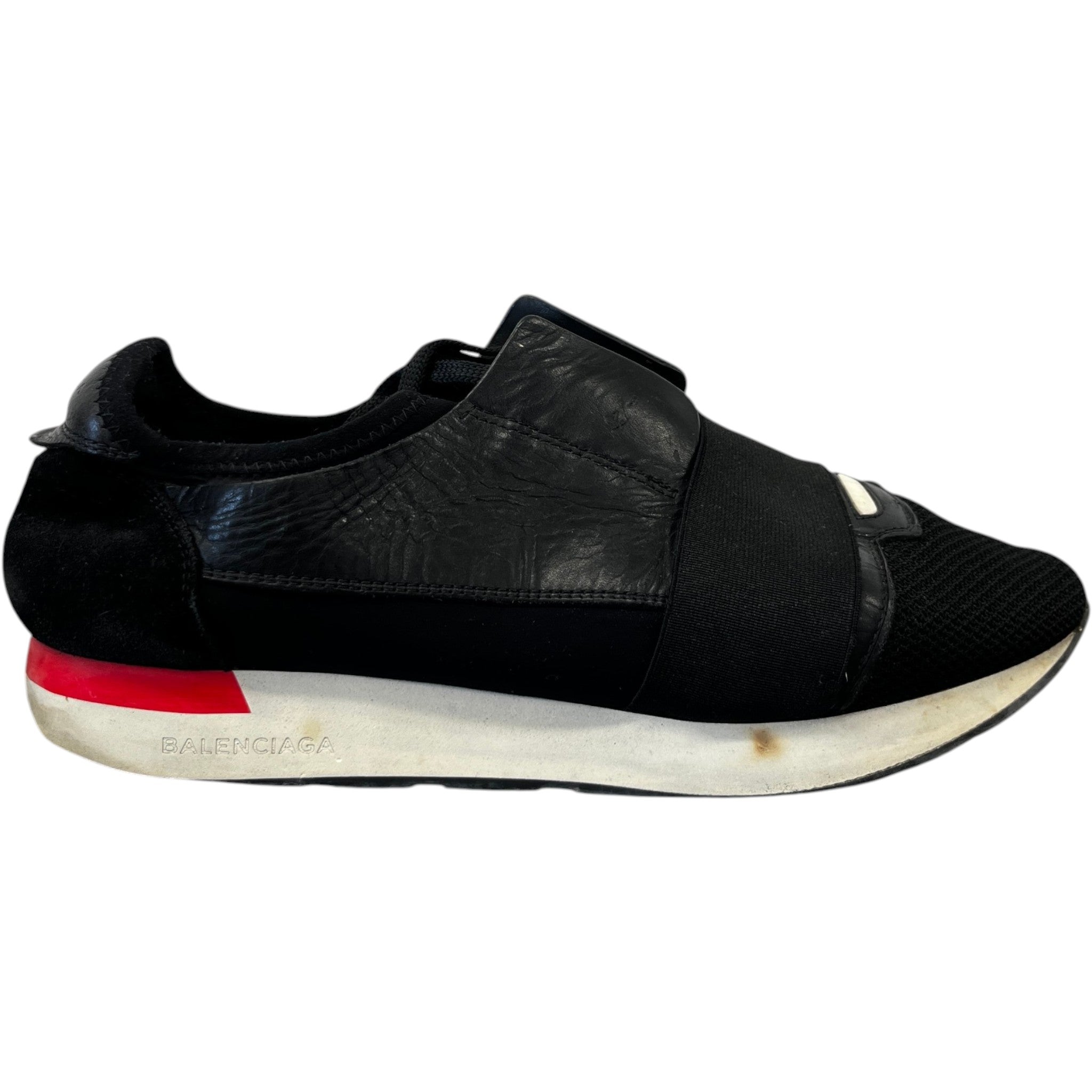 Men's Race Runner Low Trainers Black Size EU 41 / UK 7