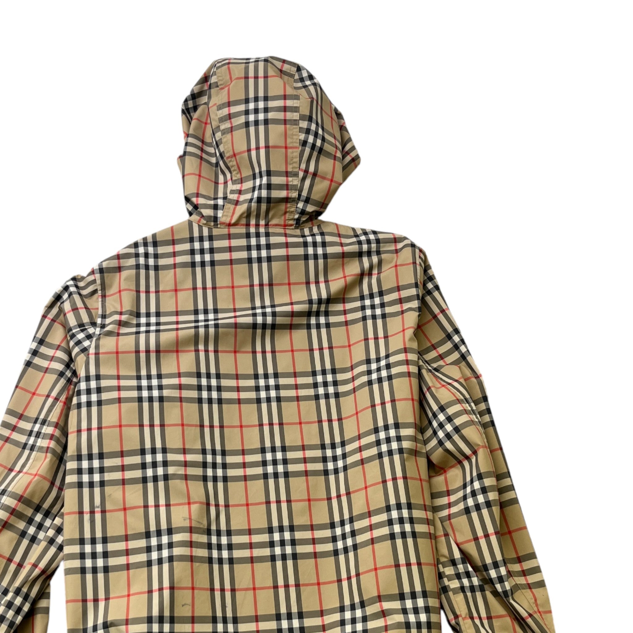 Women's Checkered Jacket Beige Size 1 / UK 10