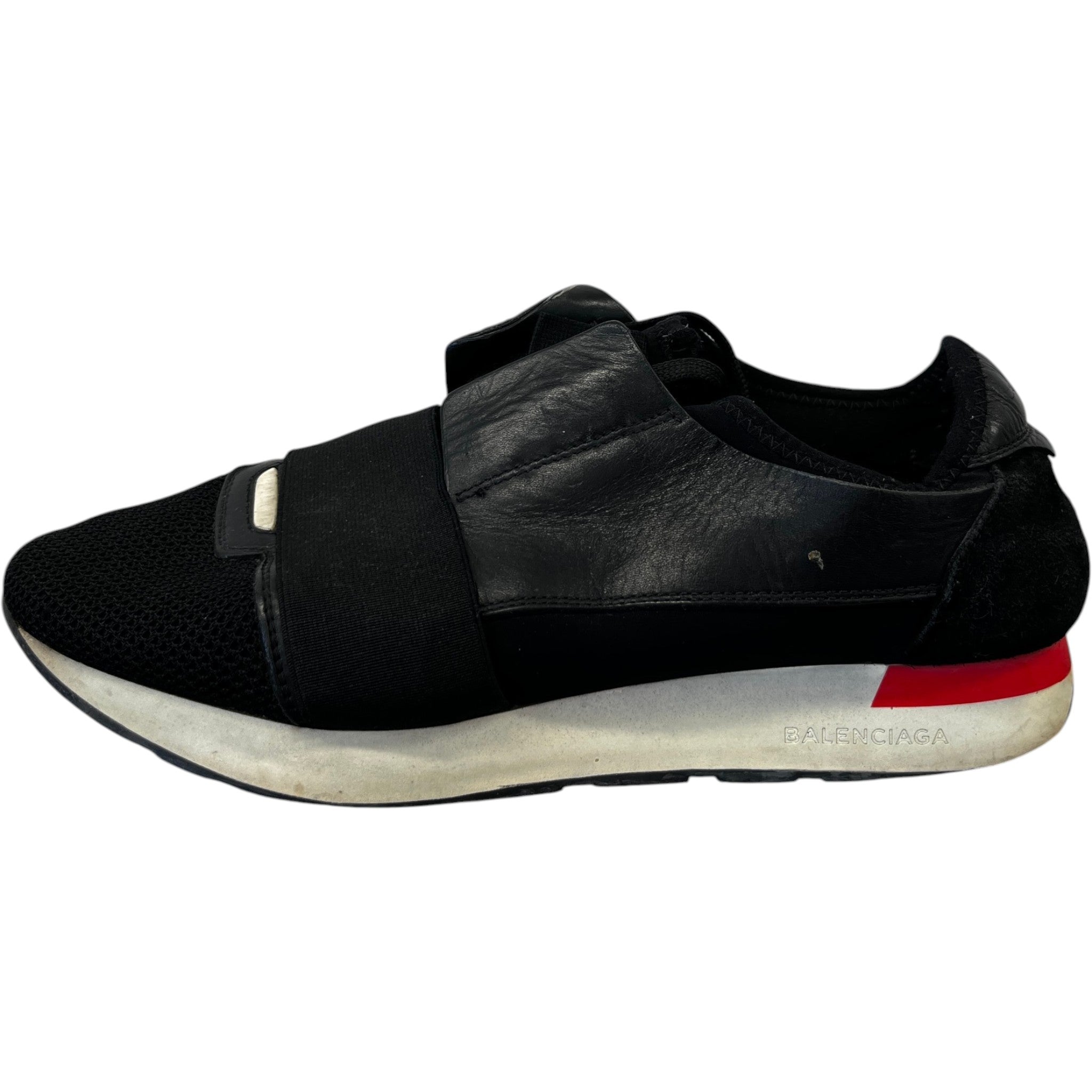 Men's Race Runner Low Trainers Black Size EU 41 / UK 7