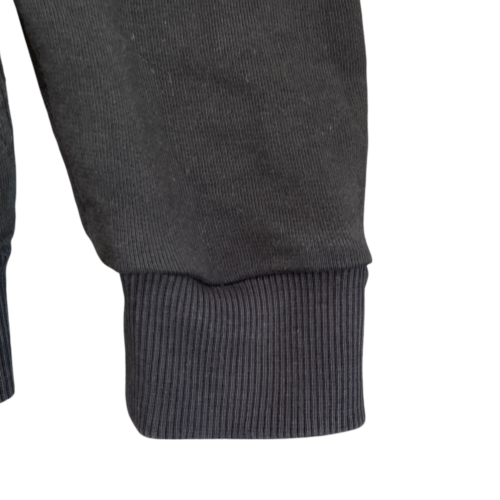 Men's Logo Print Hoodie Black Size M