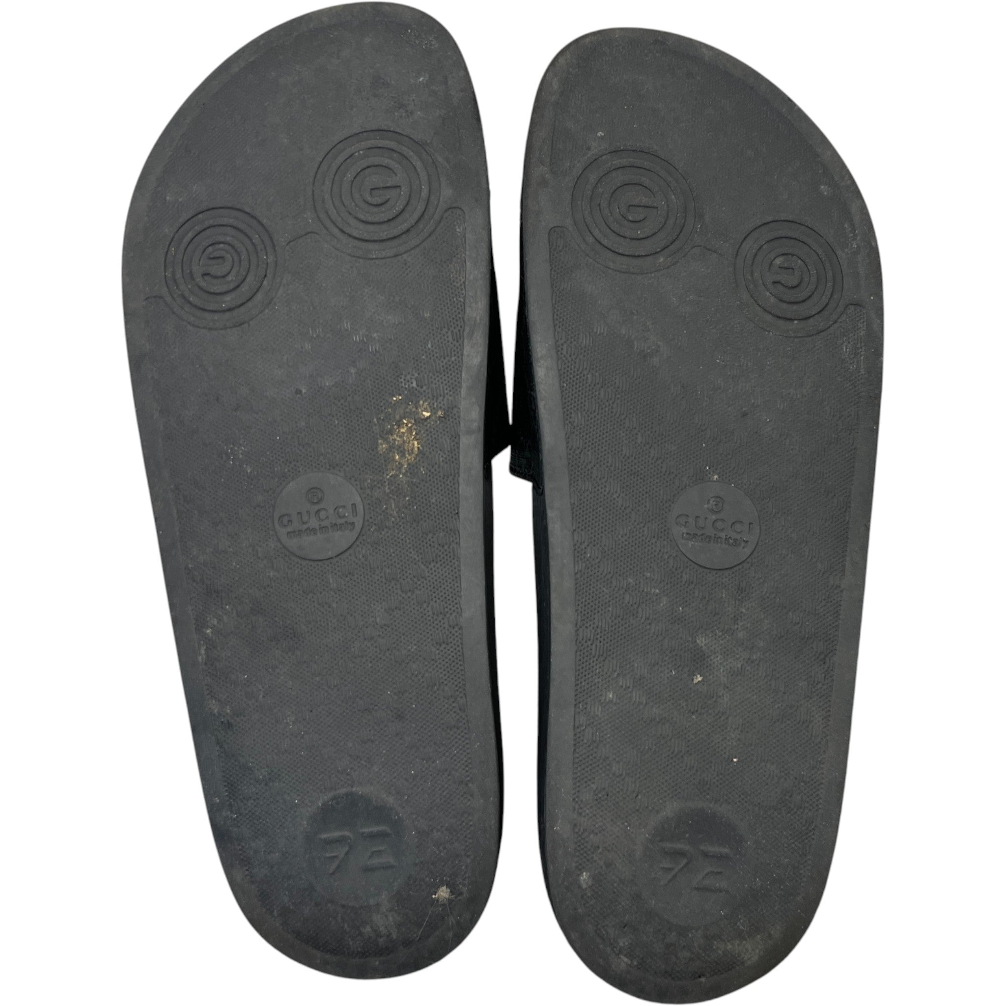 Men's Gg Supreme Tiger Slides Black Size EU 42 / UK 8