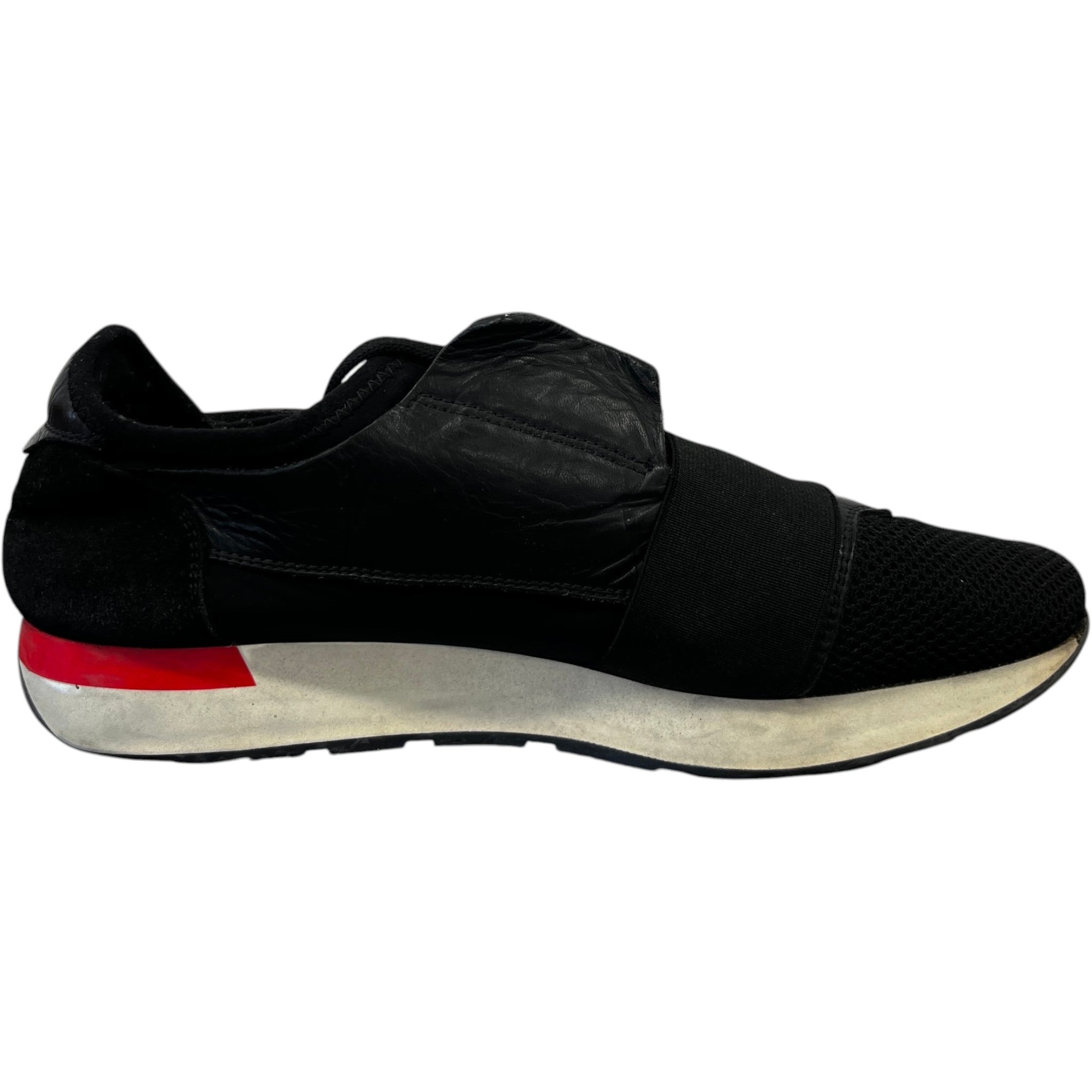 Men's Race Runner Low Trainers Black Size EU 41 / UK 7