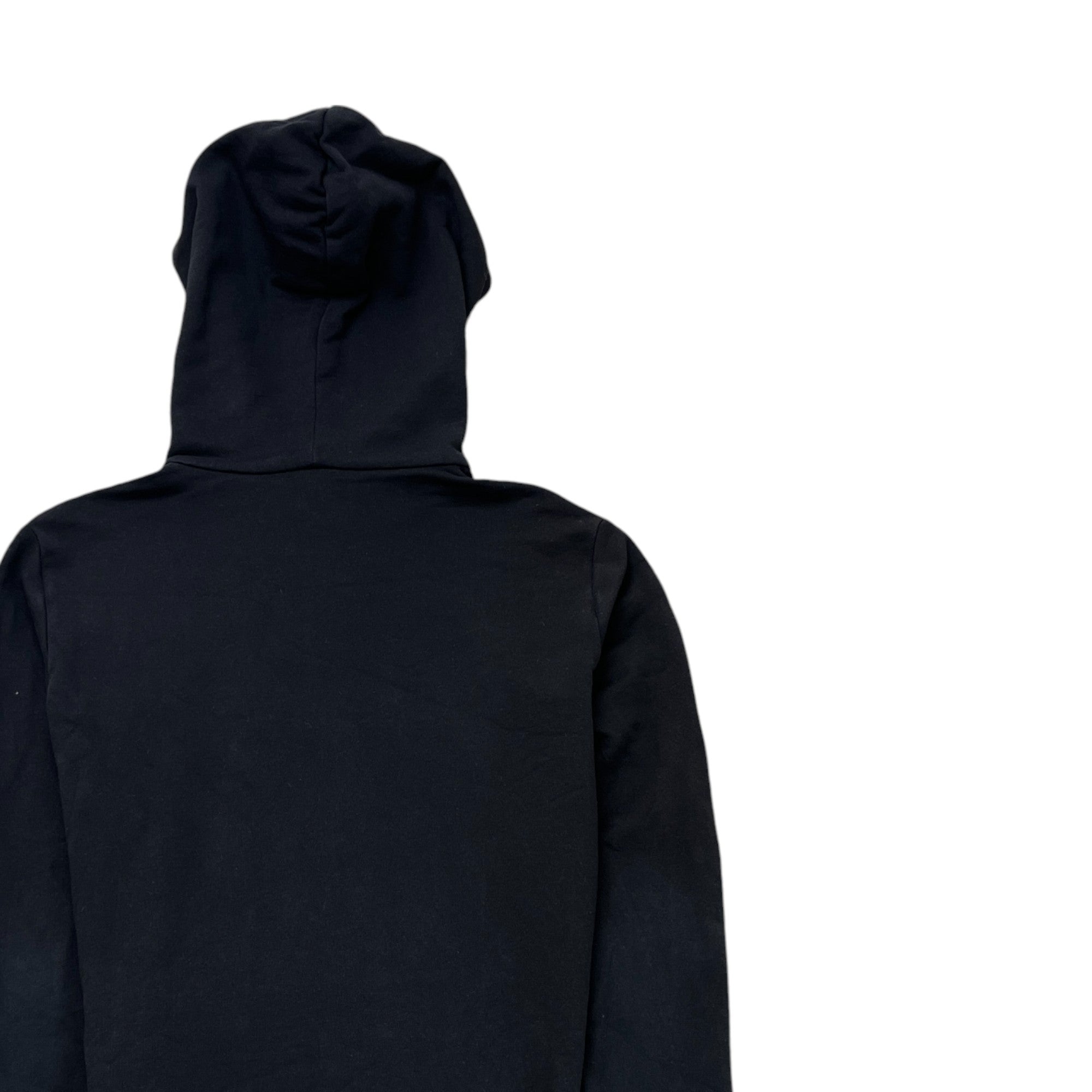 Men's Logo Print Hoodie Black Size M