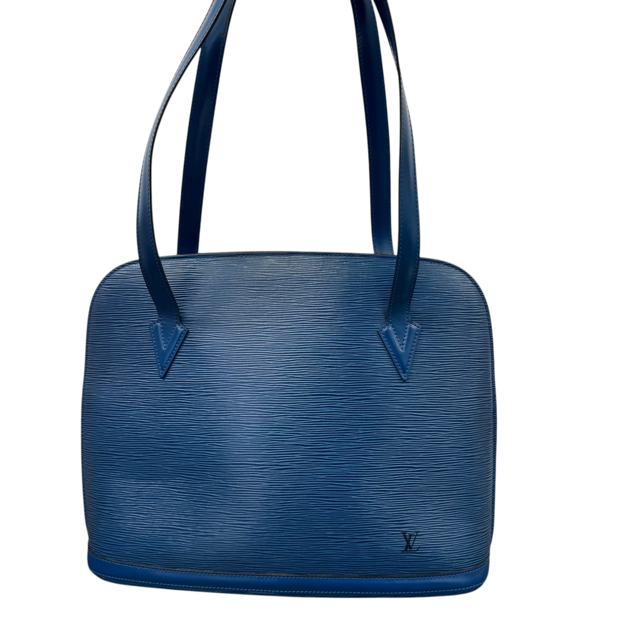 Women's Epi Leather Lussac Bag Blue