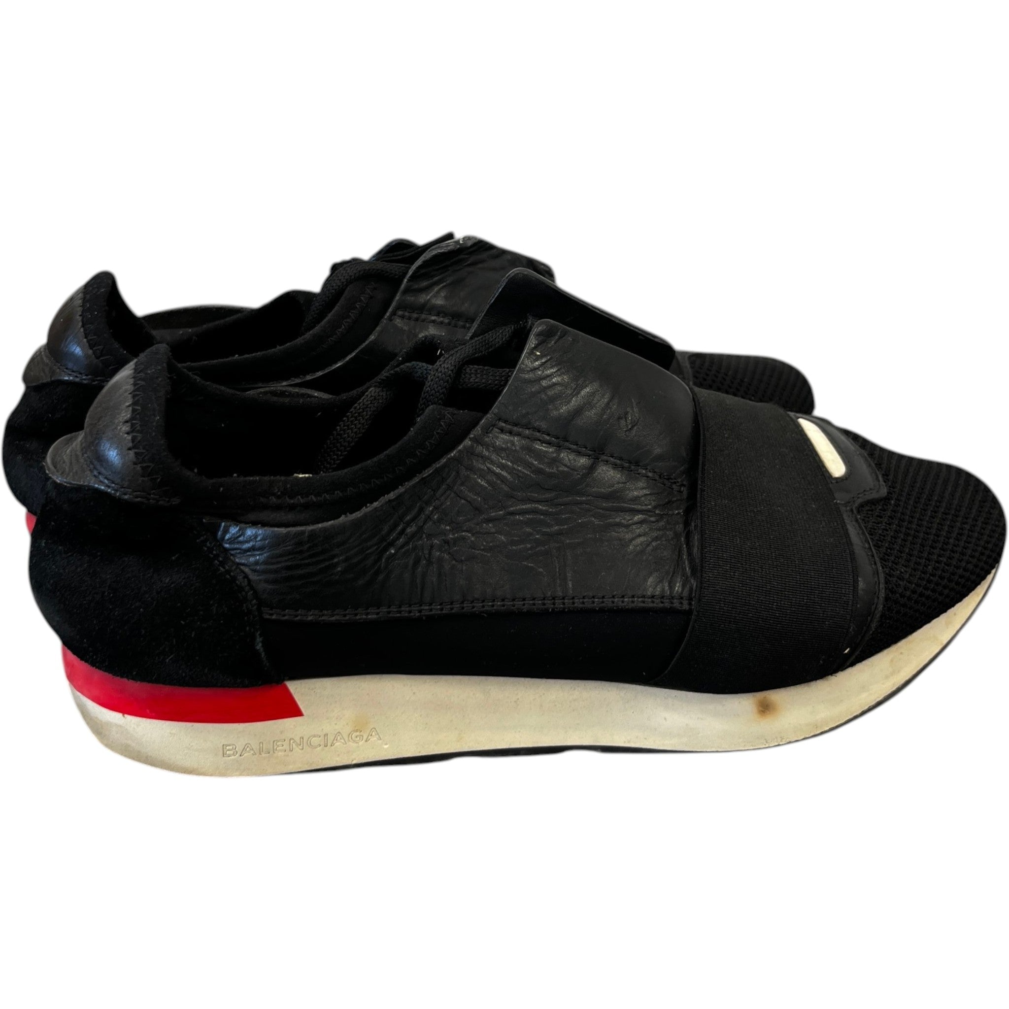 Men's Race Runner Low Trainers Black Size EU 41 / UK 7