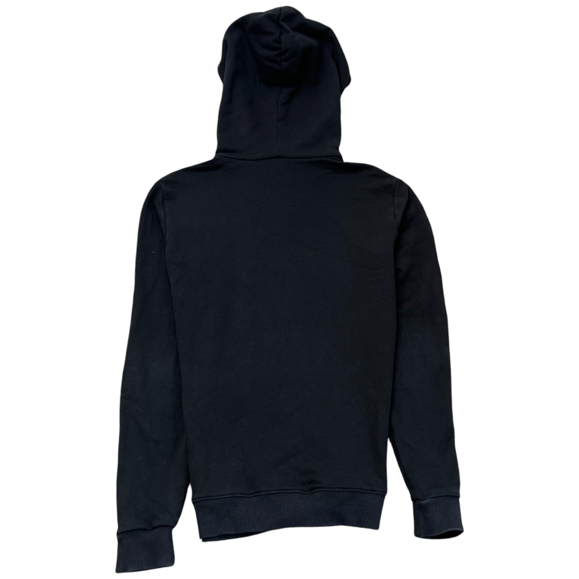 Men's Logo Print Hoodie Black Size M