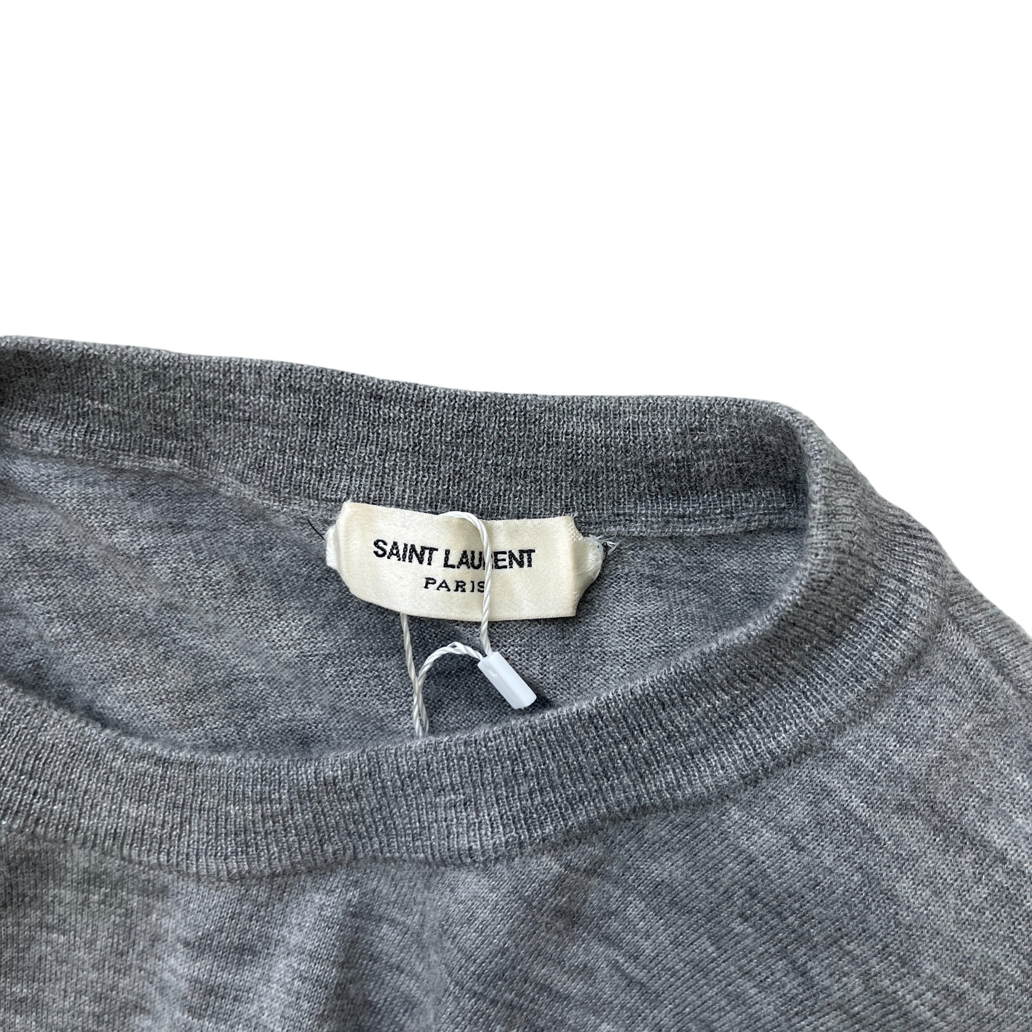 Men's Cashmere University Jumper Grey Size M