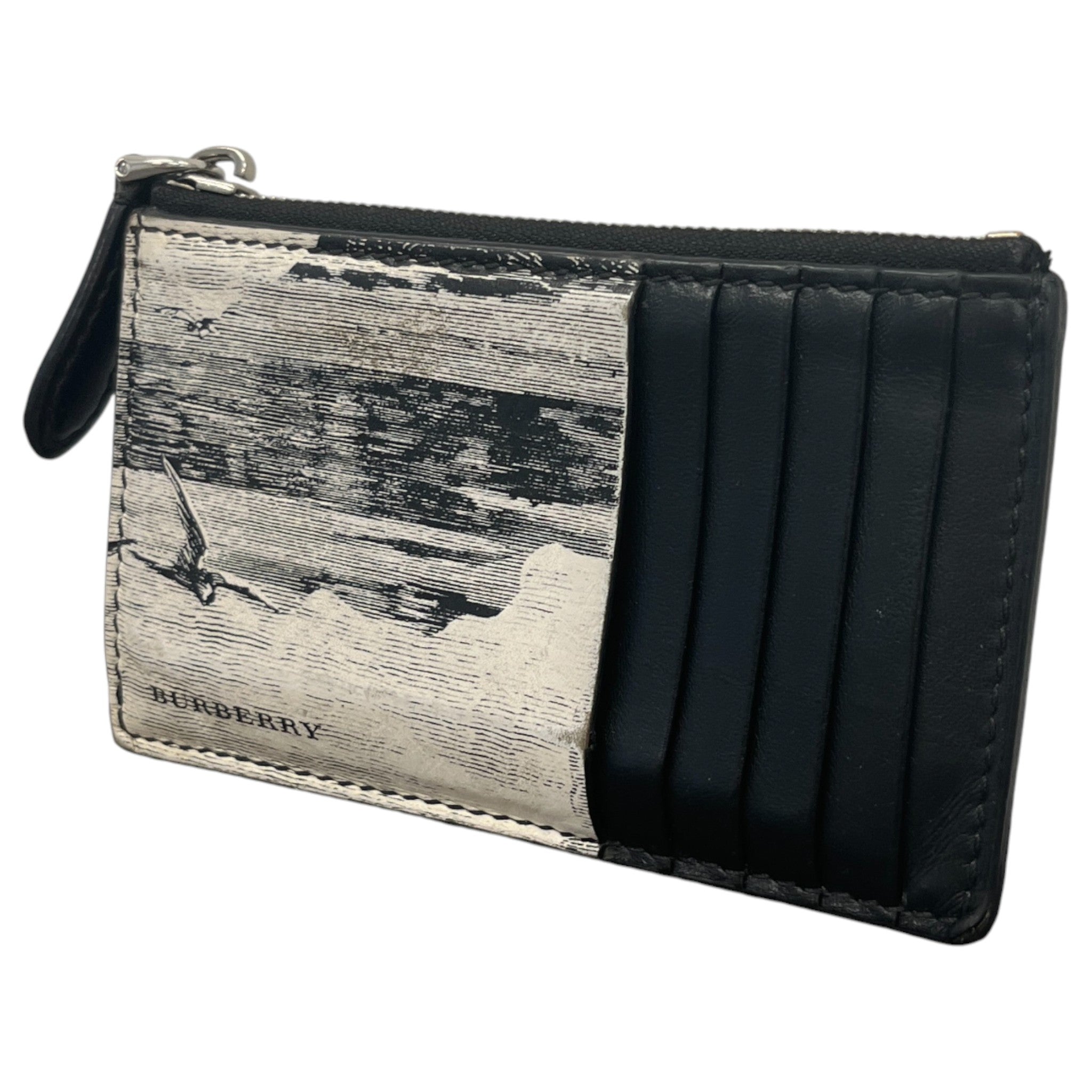 Men's Logo Print Wallet Black