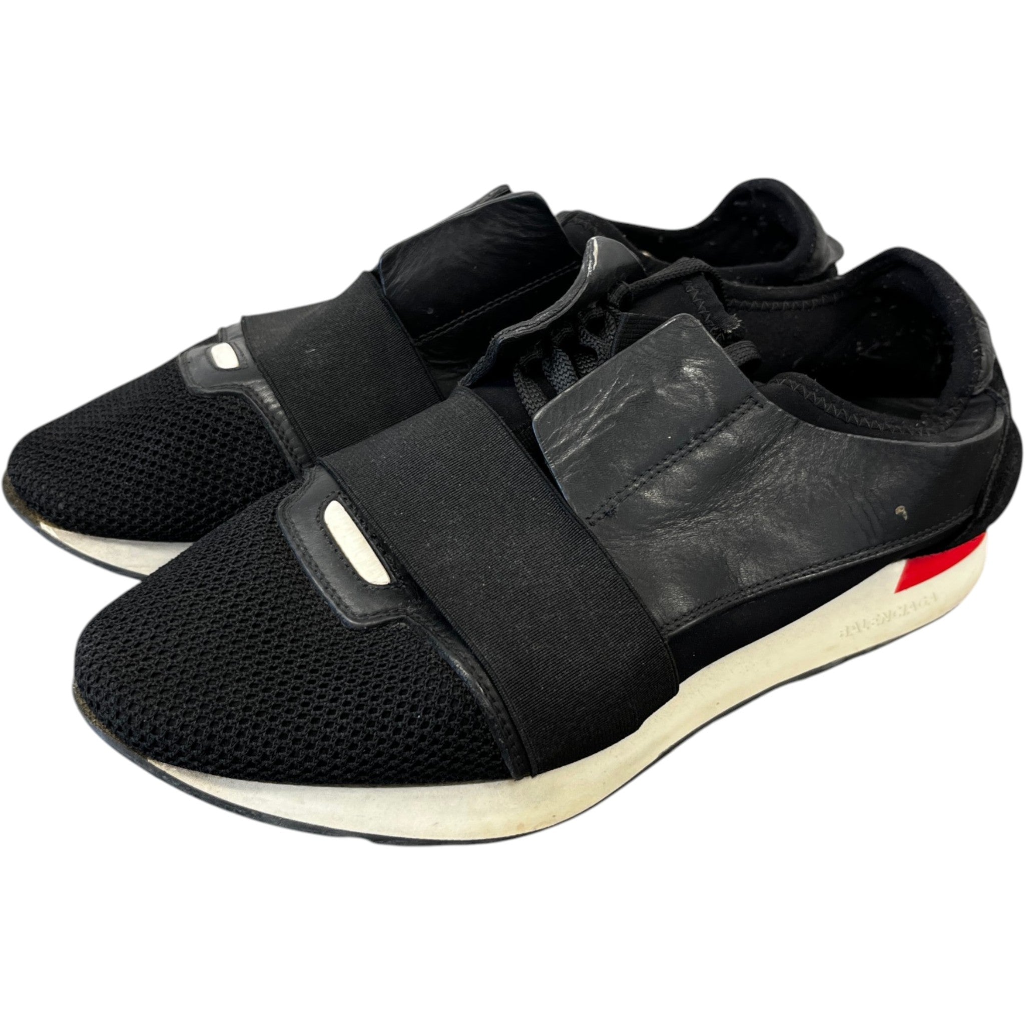 Men's Race Runner Low Trainers Black Size EU 41 / UK 7