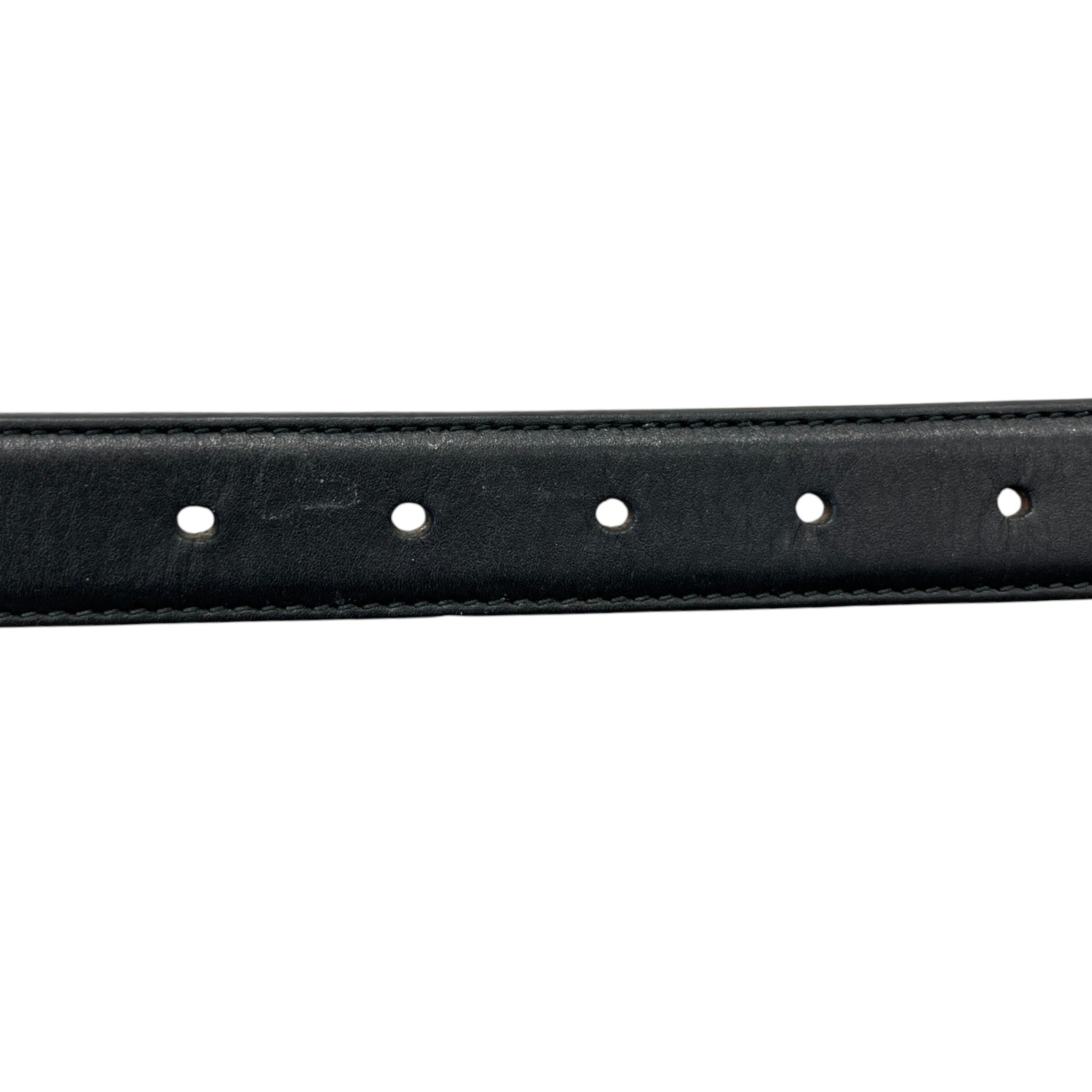 Women's Interlocking G Belt Black Size 85CM / UK 10