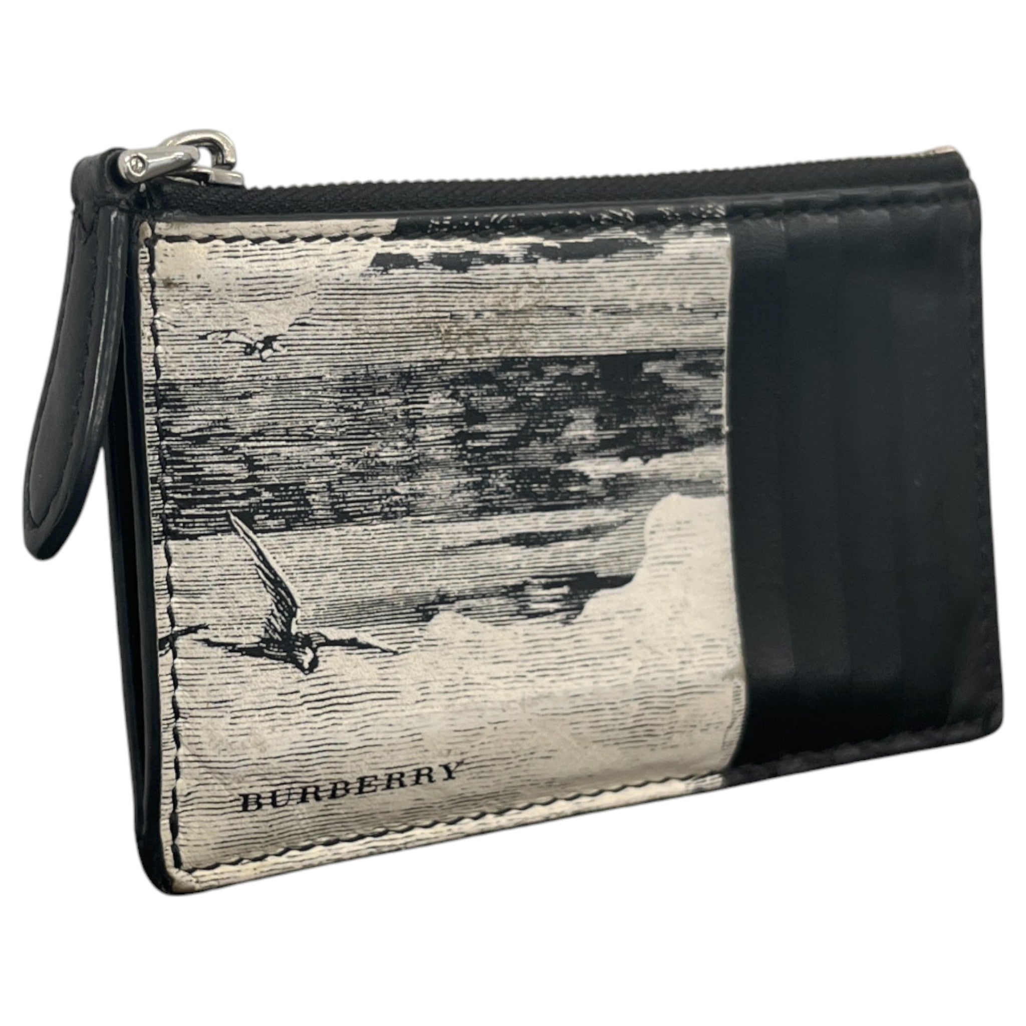 Men's Logo Print Wallet Black