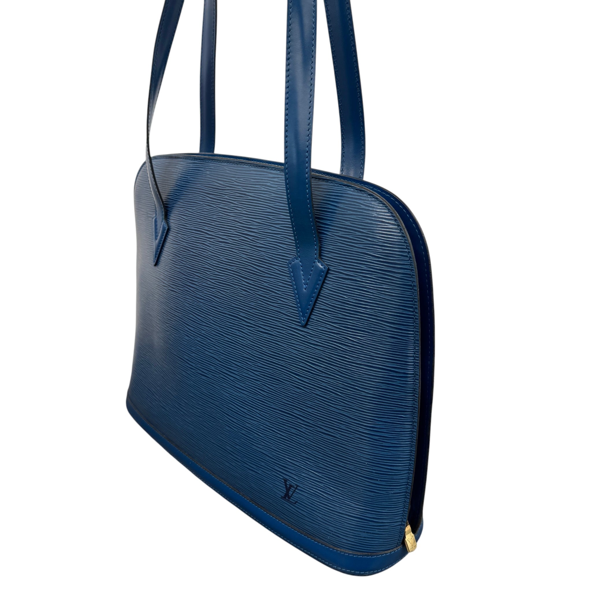 Women's Epi Leather Lussac Bag Blue
