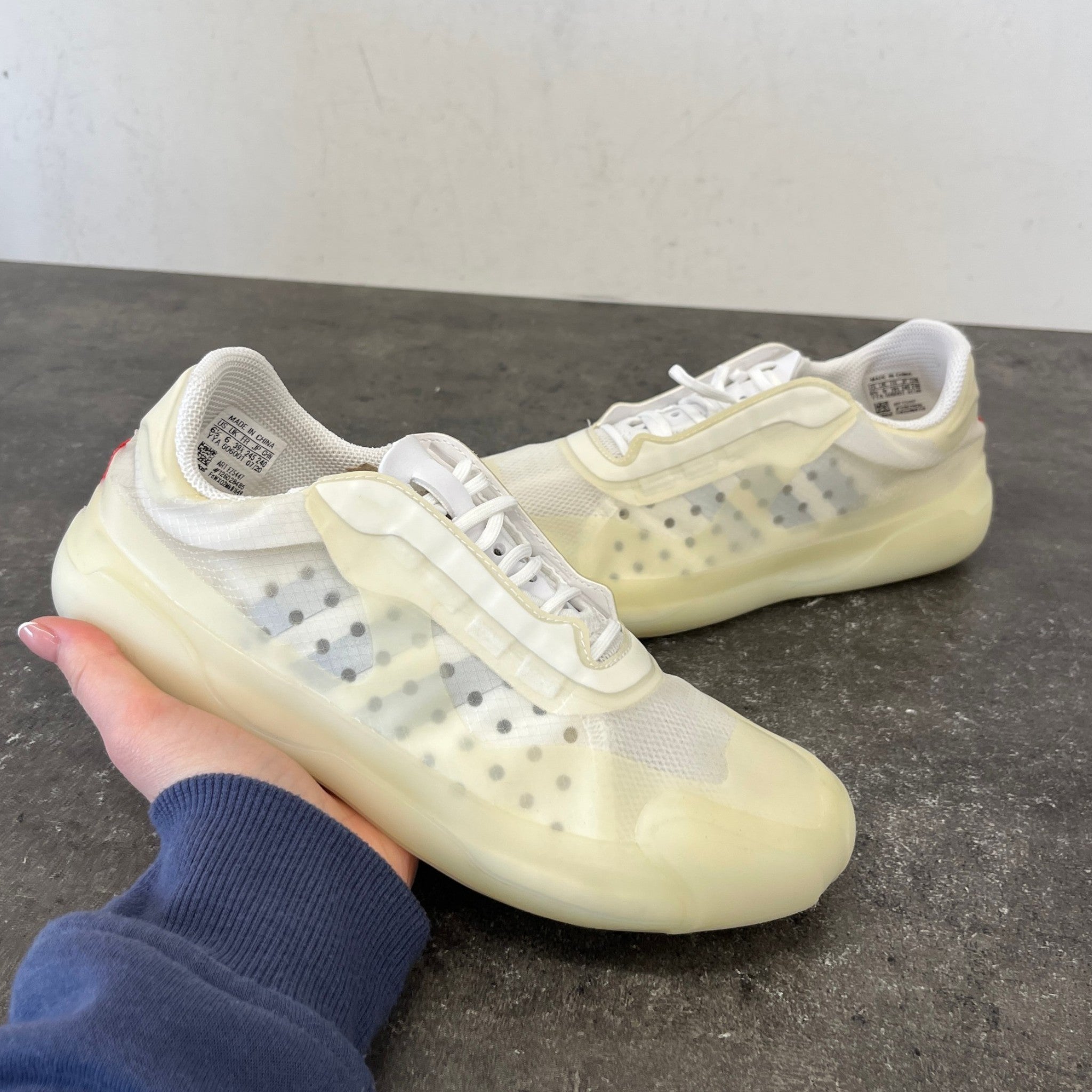 Women's X Adidas A+P Luna Rossa 21 Cloud Low Trainers White Size EU 39 / UK 6