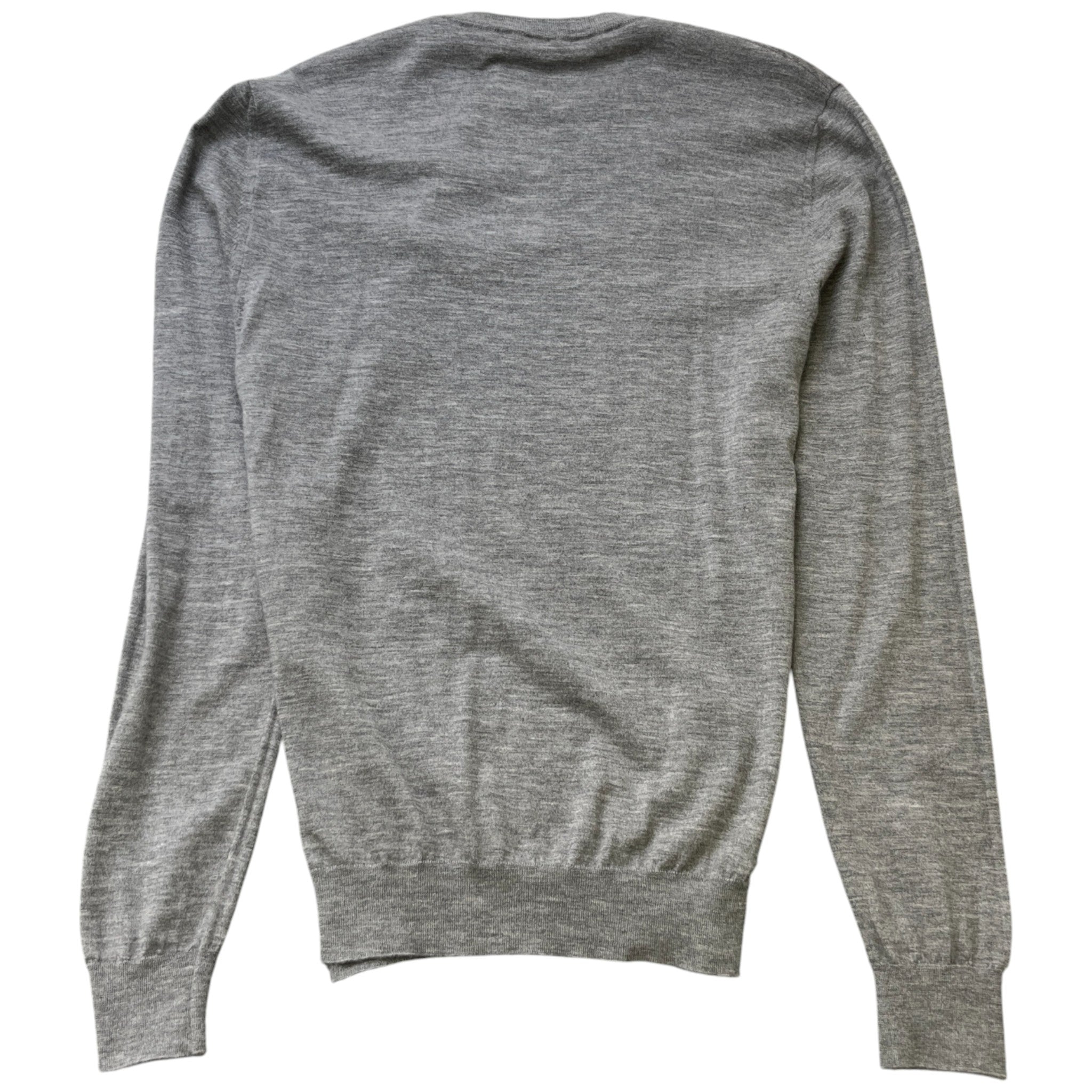 Men's Cashmere University Jumper Grey Size M
