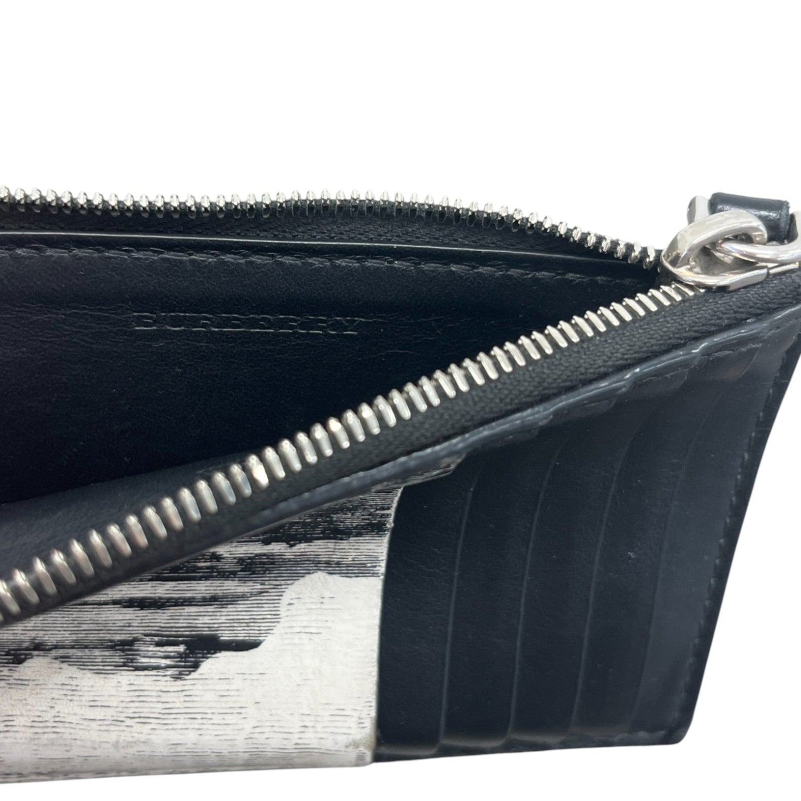 Men's Logo Print Wallet Black