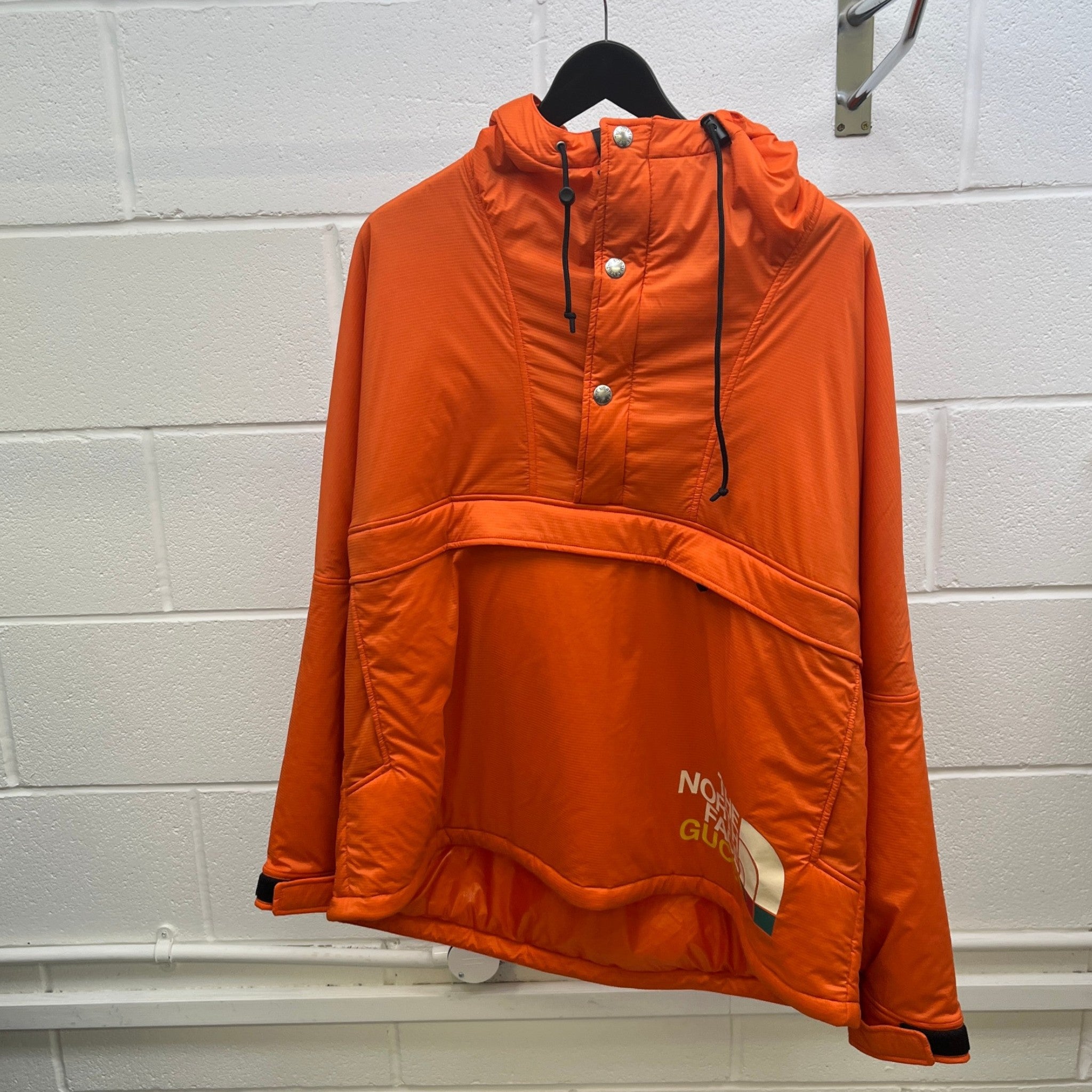 Men's X North Face Down Jacket Orange Size M