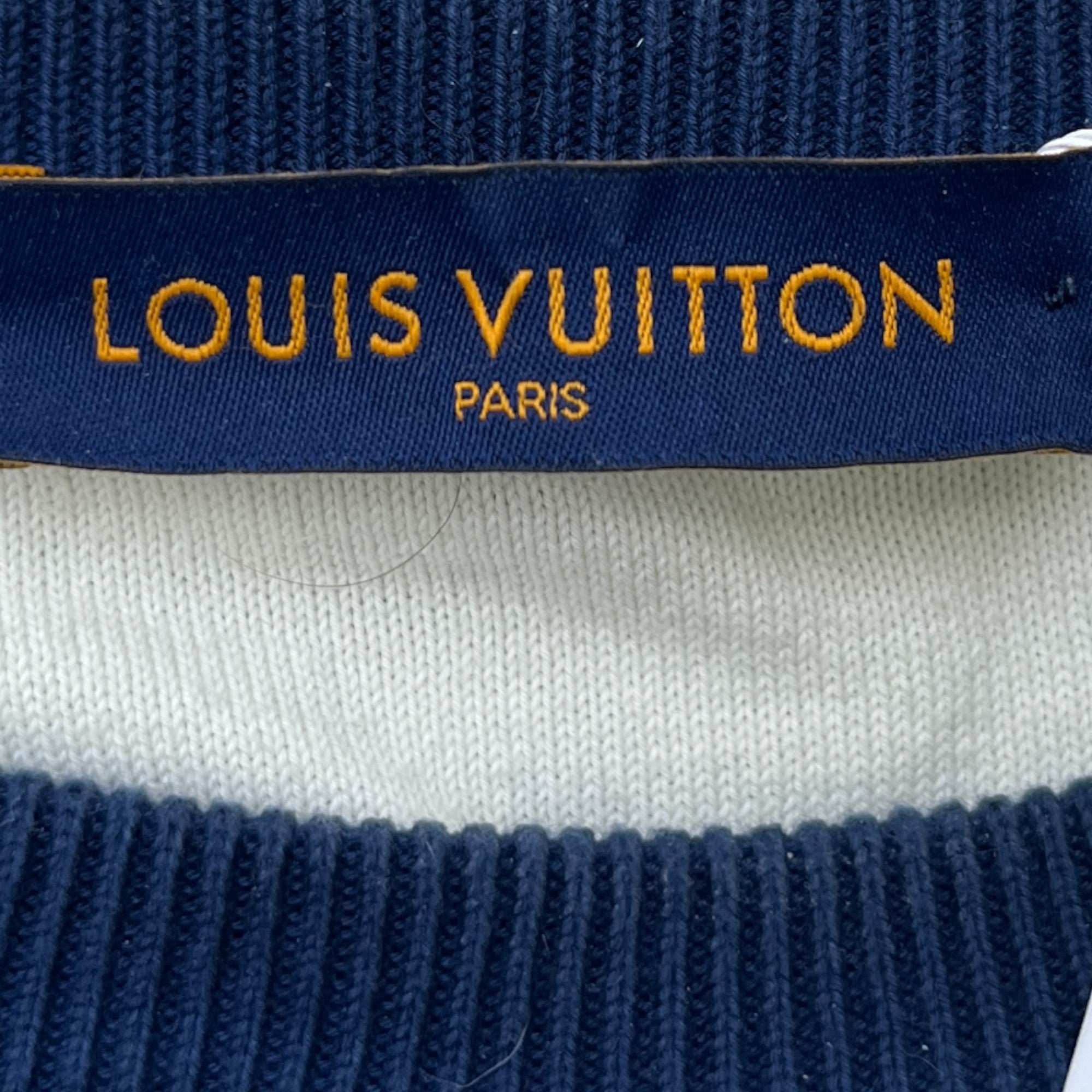 Men's Monogram Gradient Jumper Navy Size S